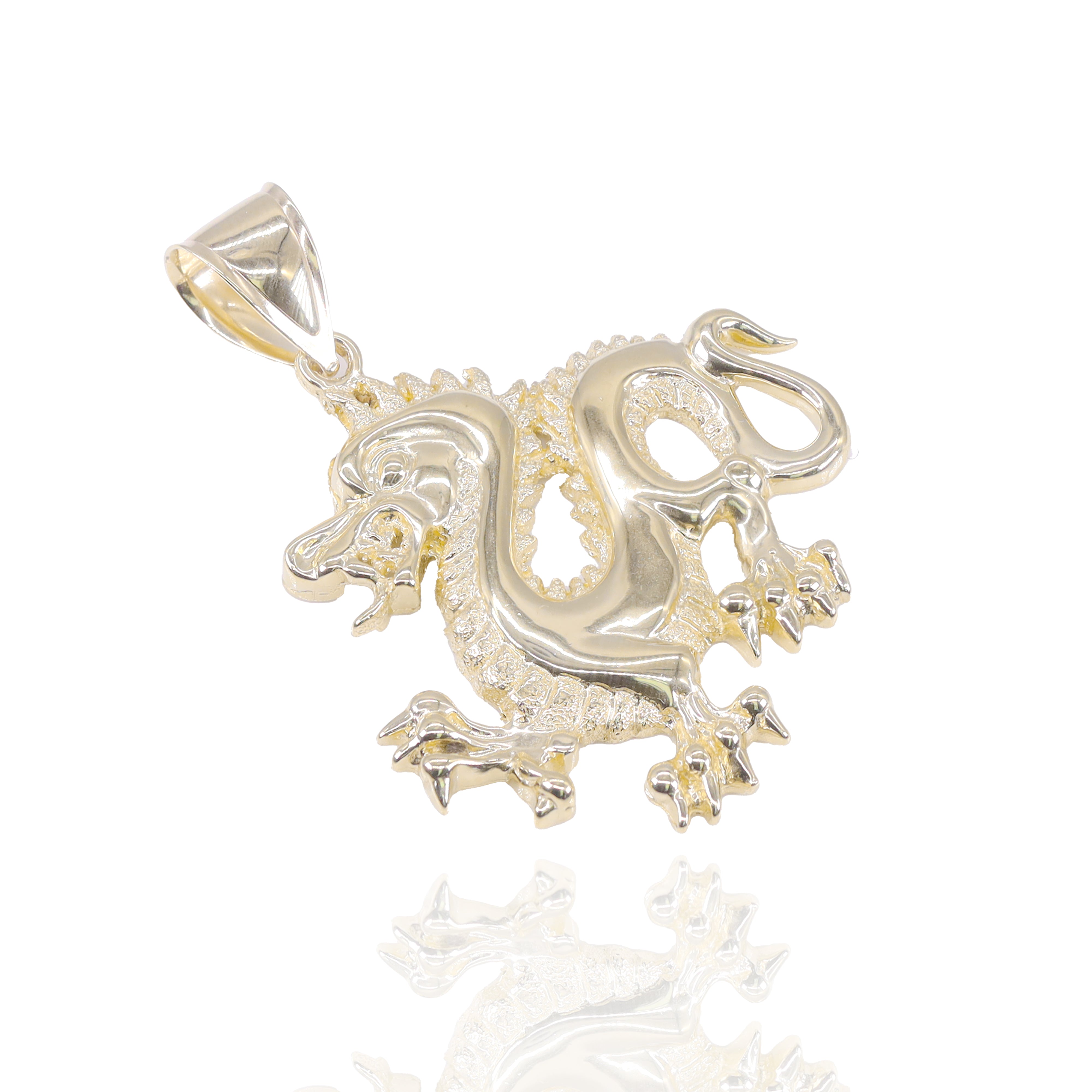 Year Of The Dragon Gold Pendant