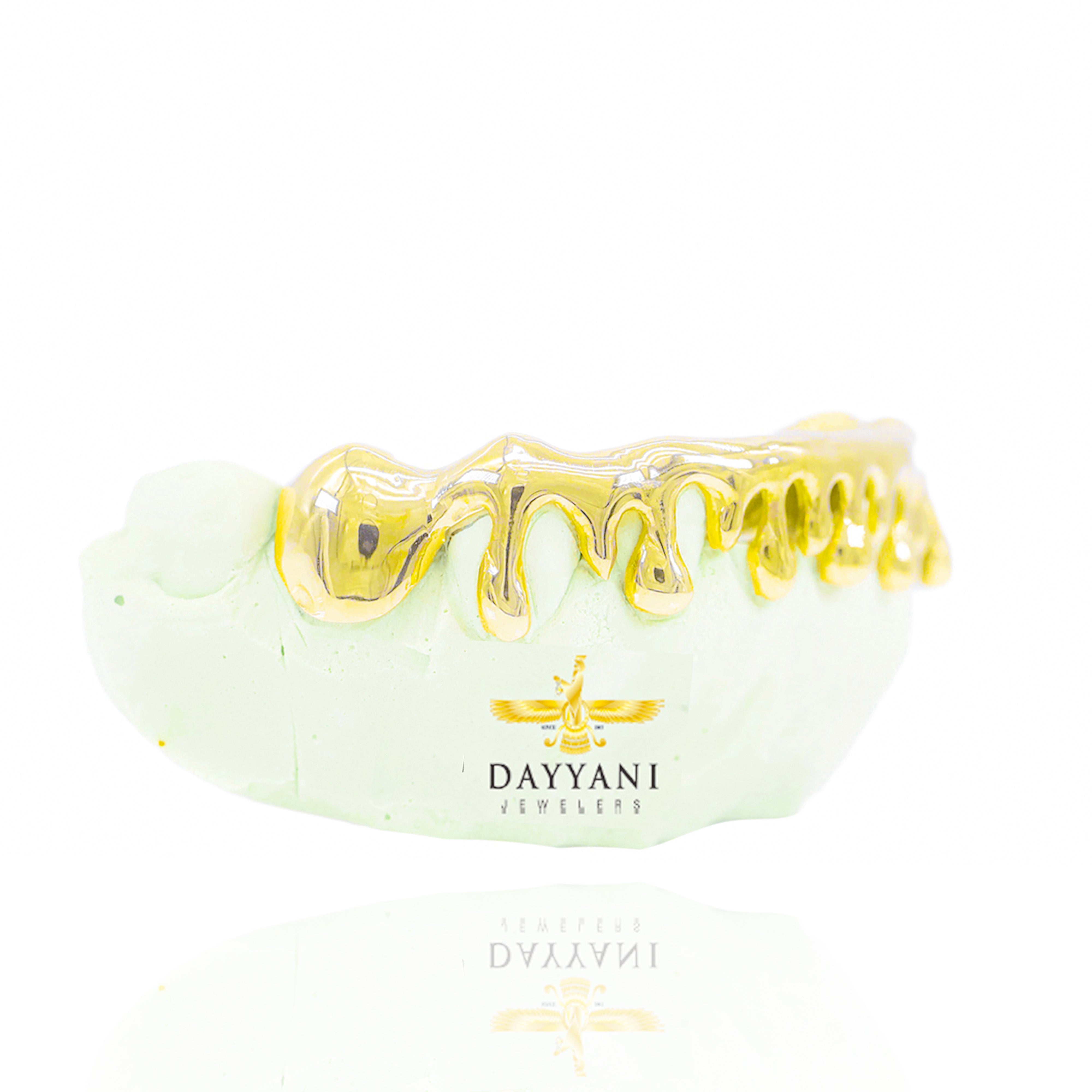 Custom Drip Style Gold Grillz