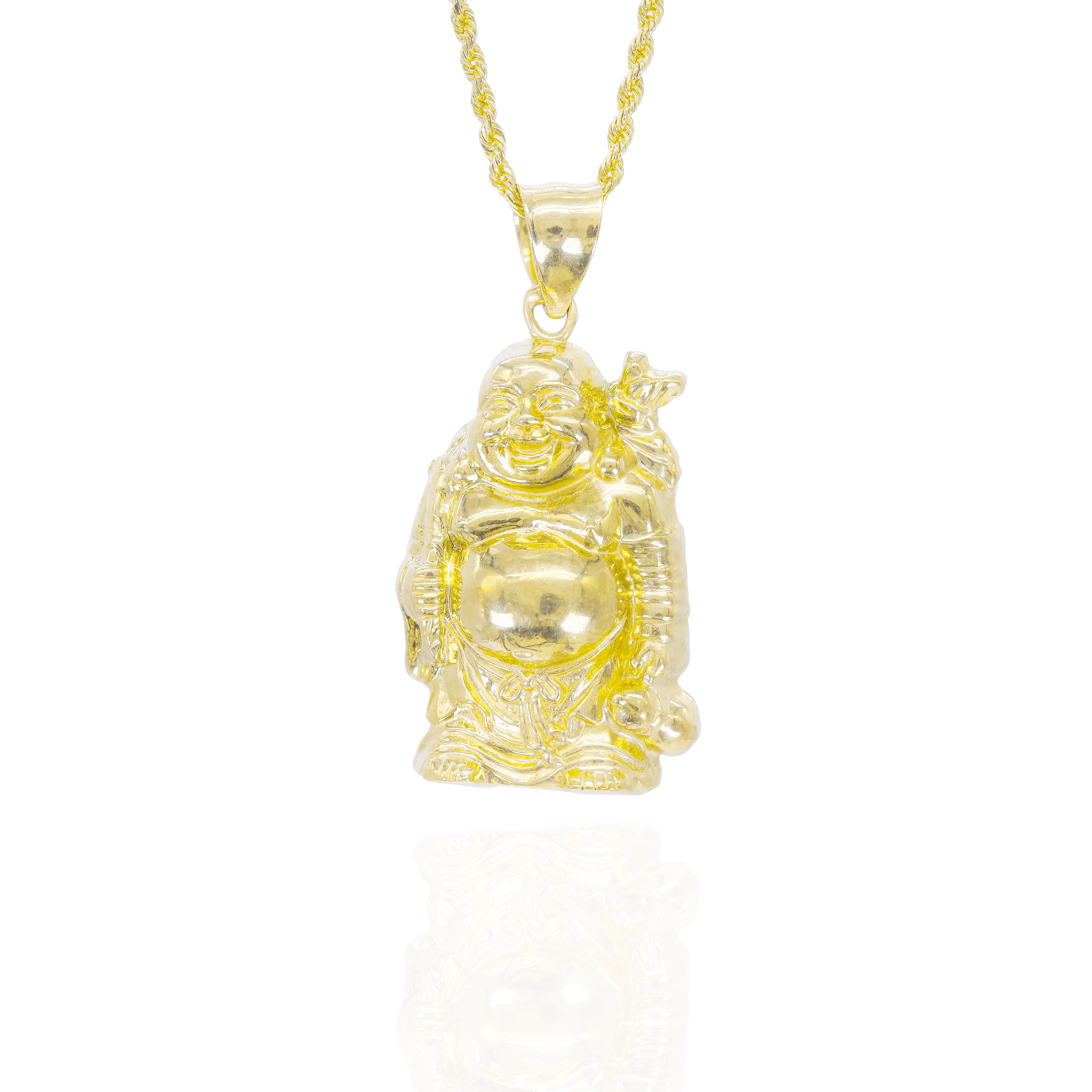 3D Golden Buddha Pendant