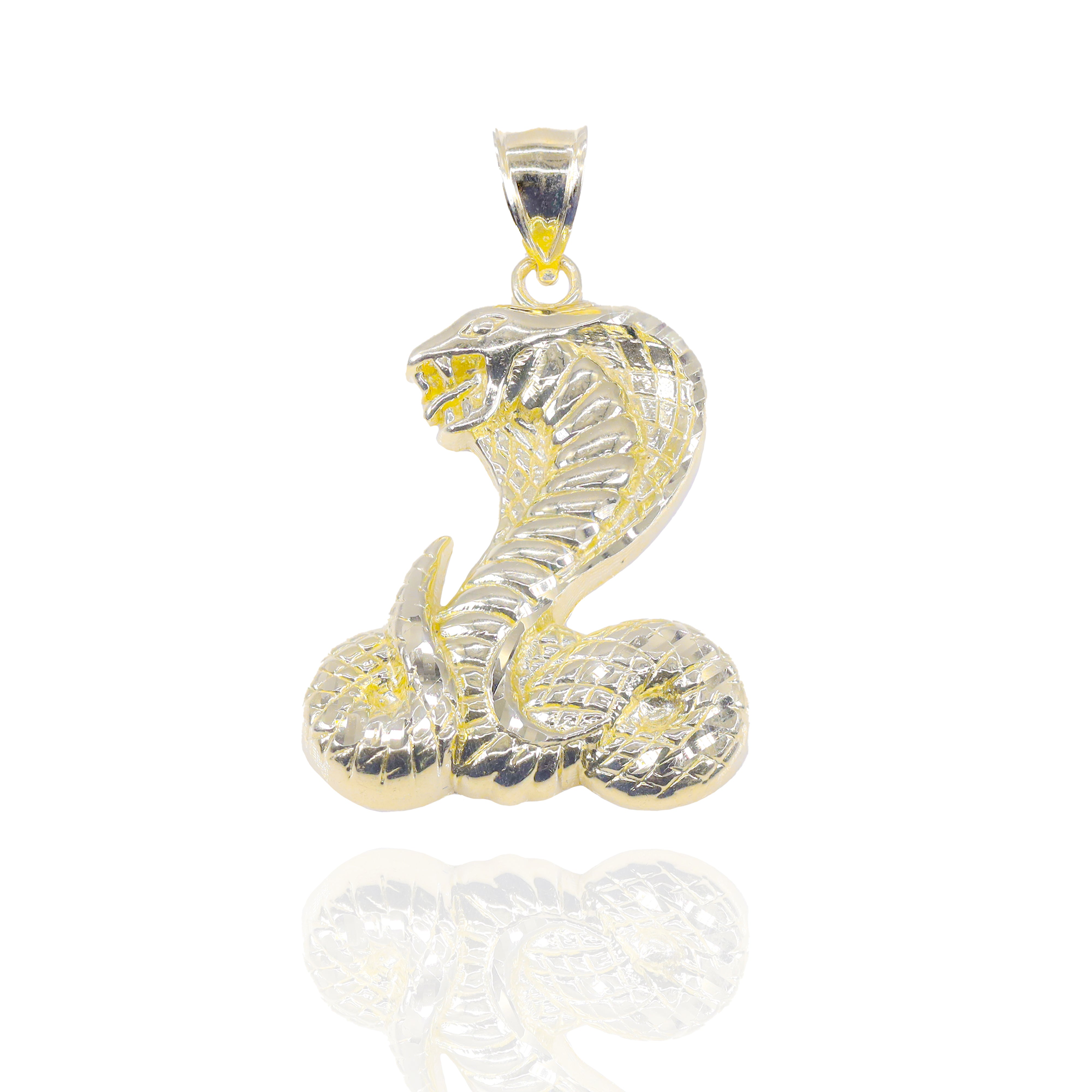 Gold King Cobra Pendant