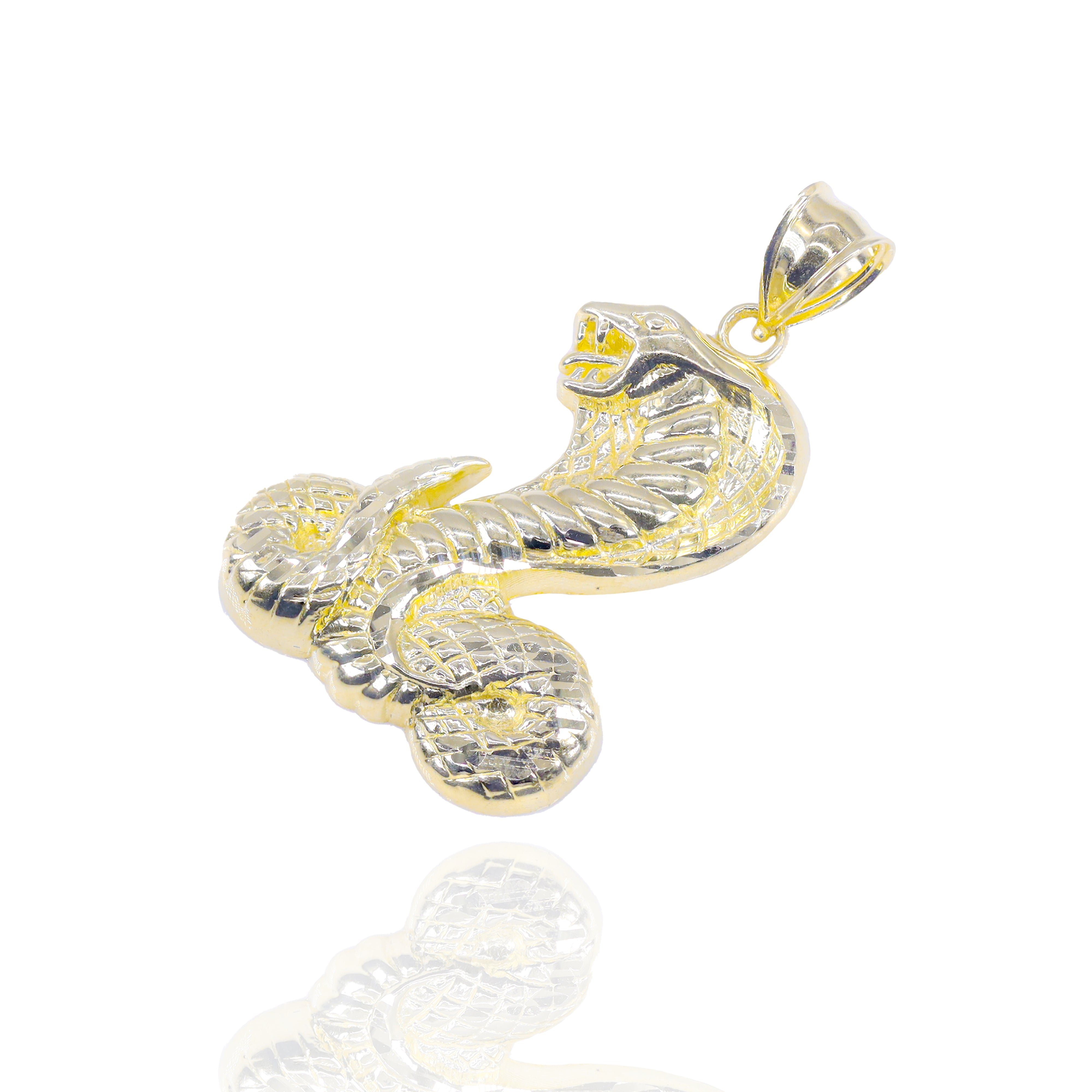 Gold King Cobra Pendant