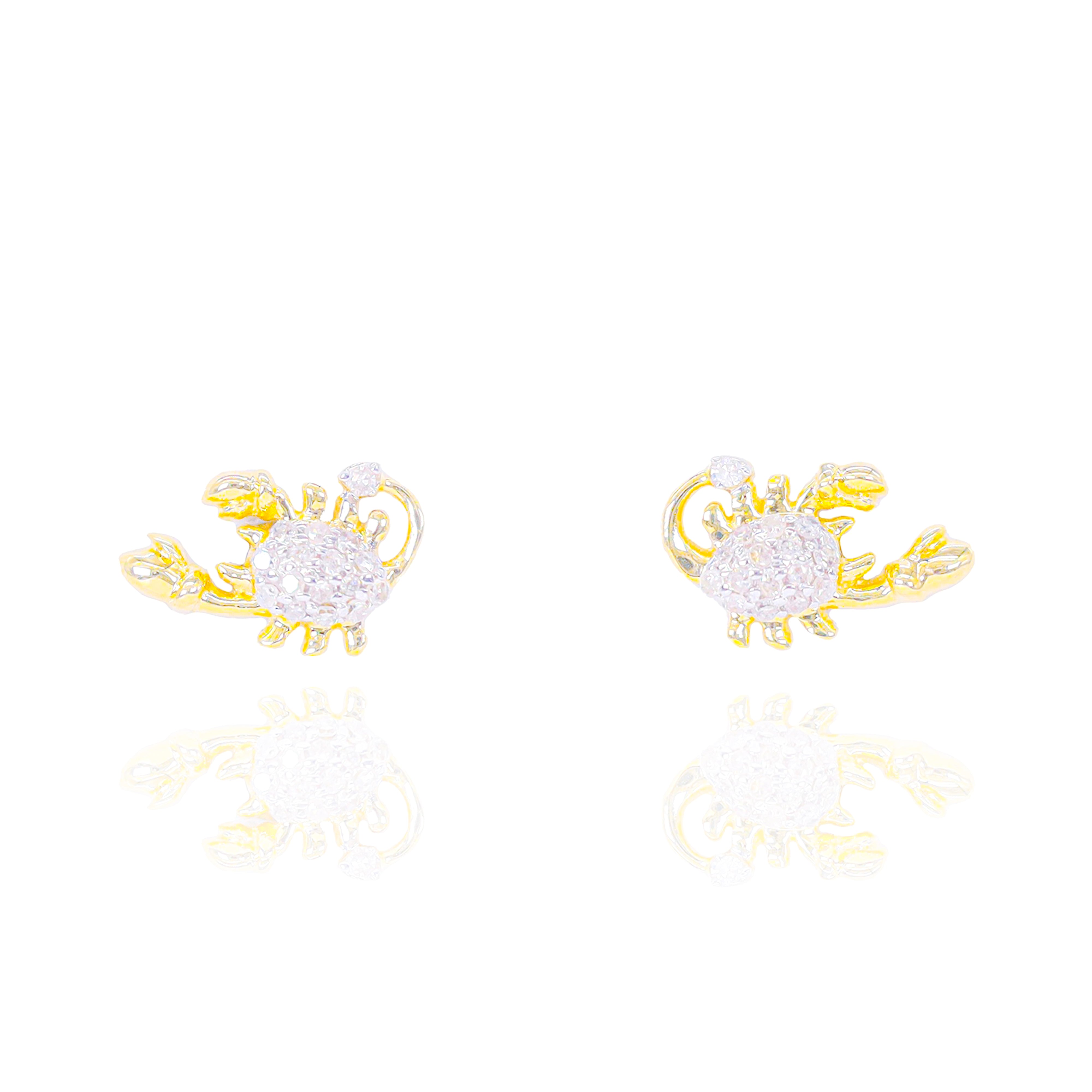 Diamond Scorpion Earrings