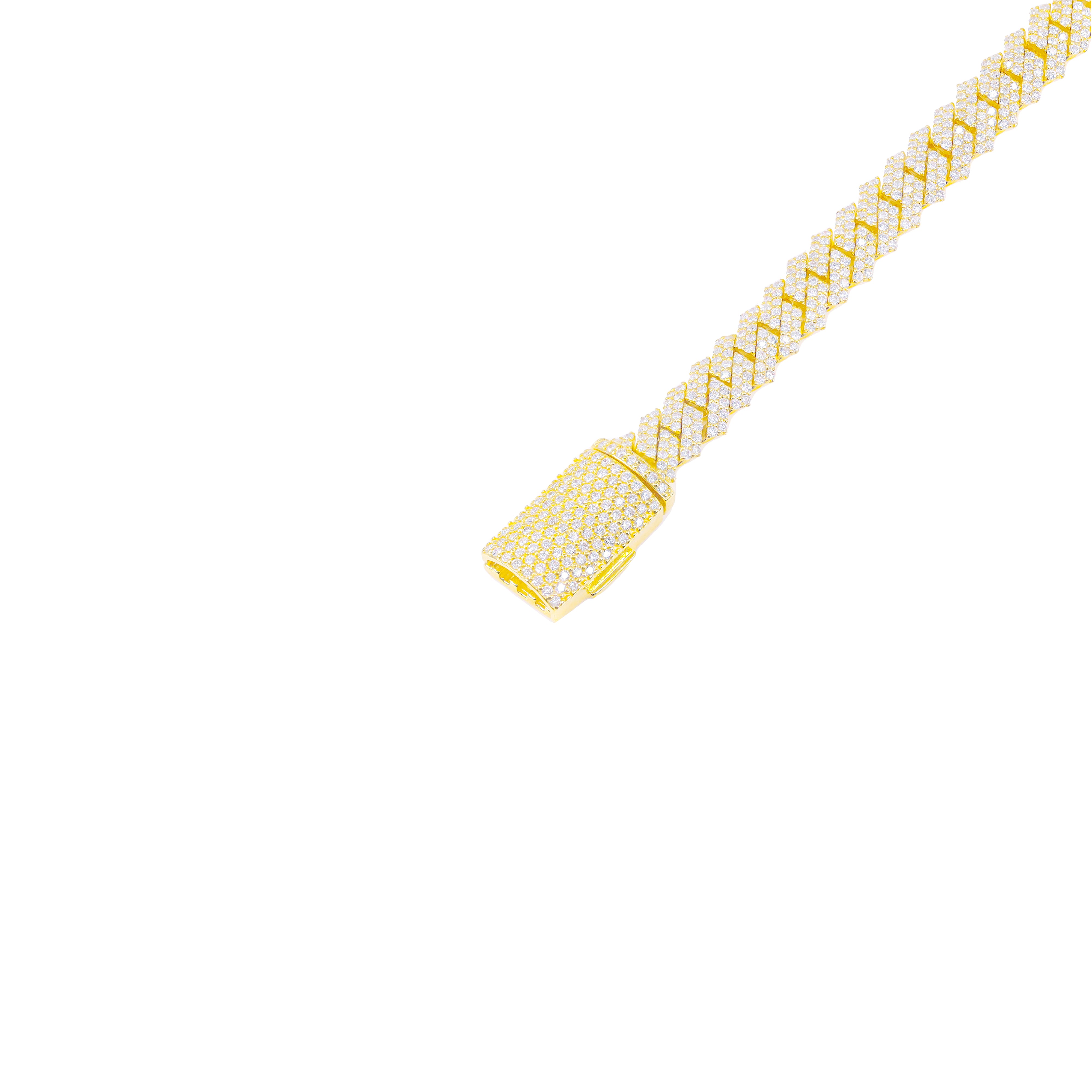 7mm Diamond Jagged Cuban Chain