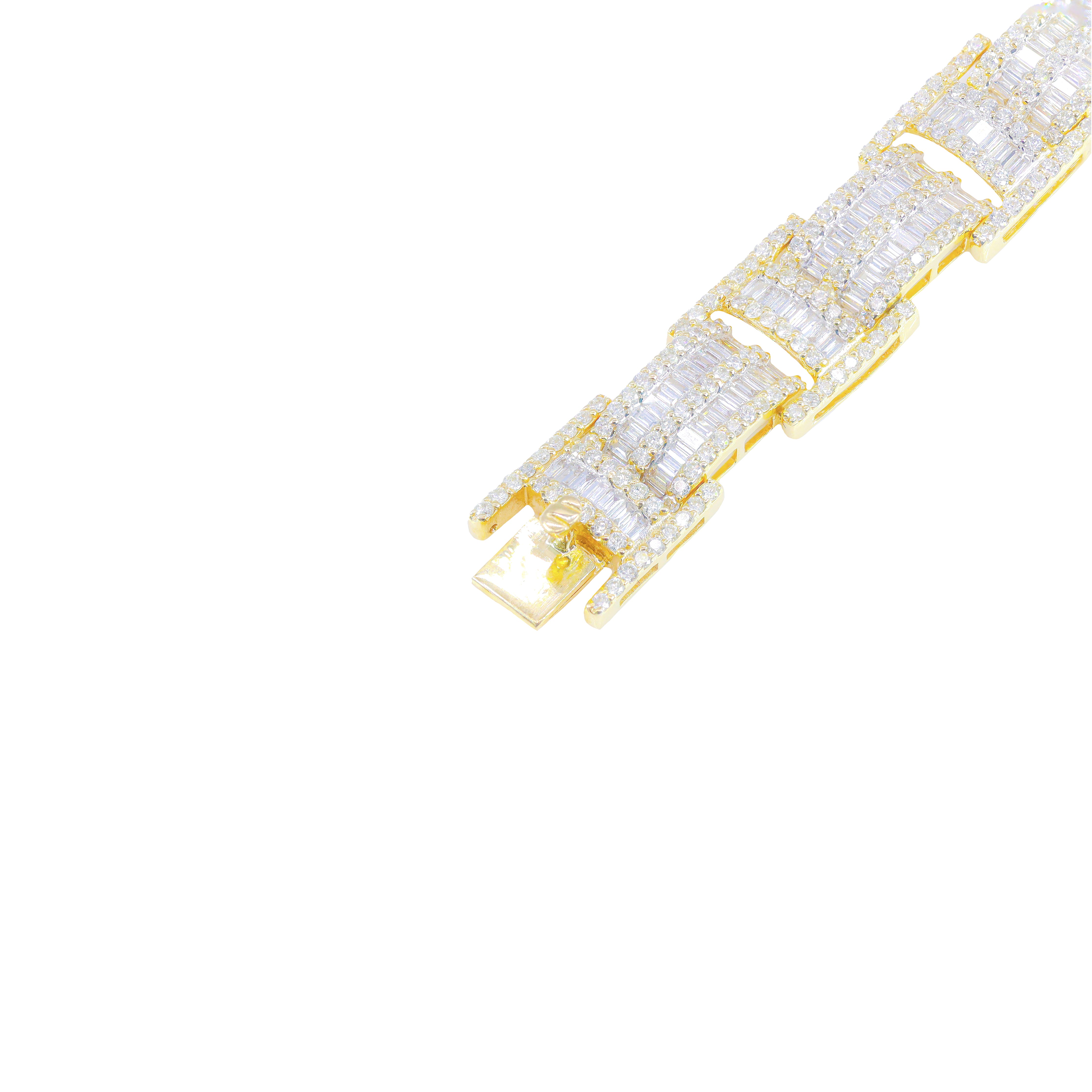 Baguette Diamond Men's Bracelet