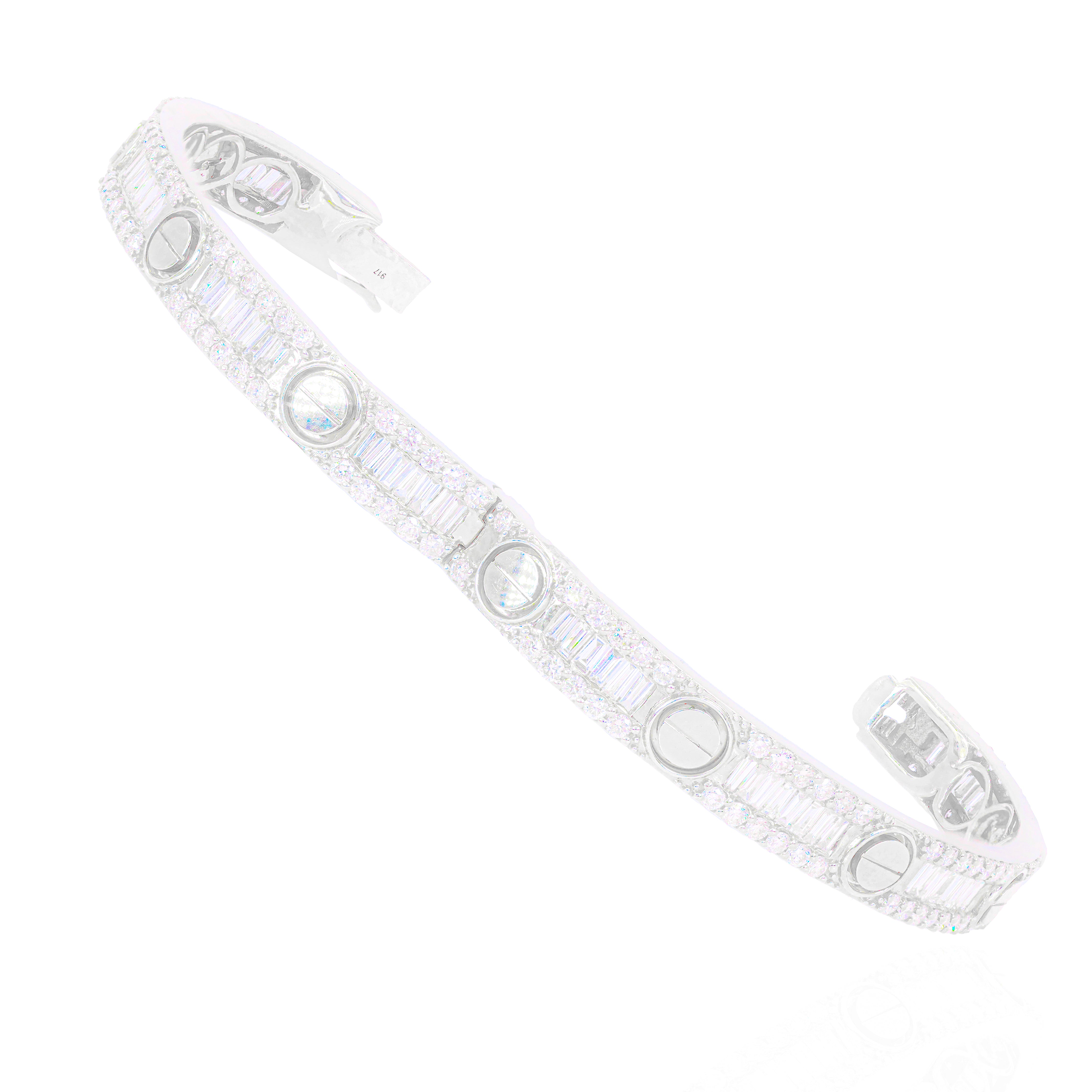 Love Style Baguette Diamond Bracelet