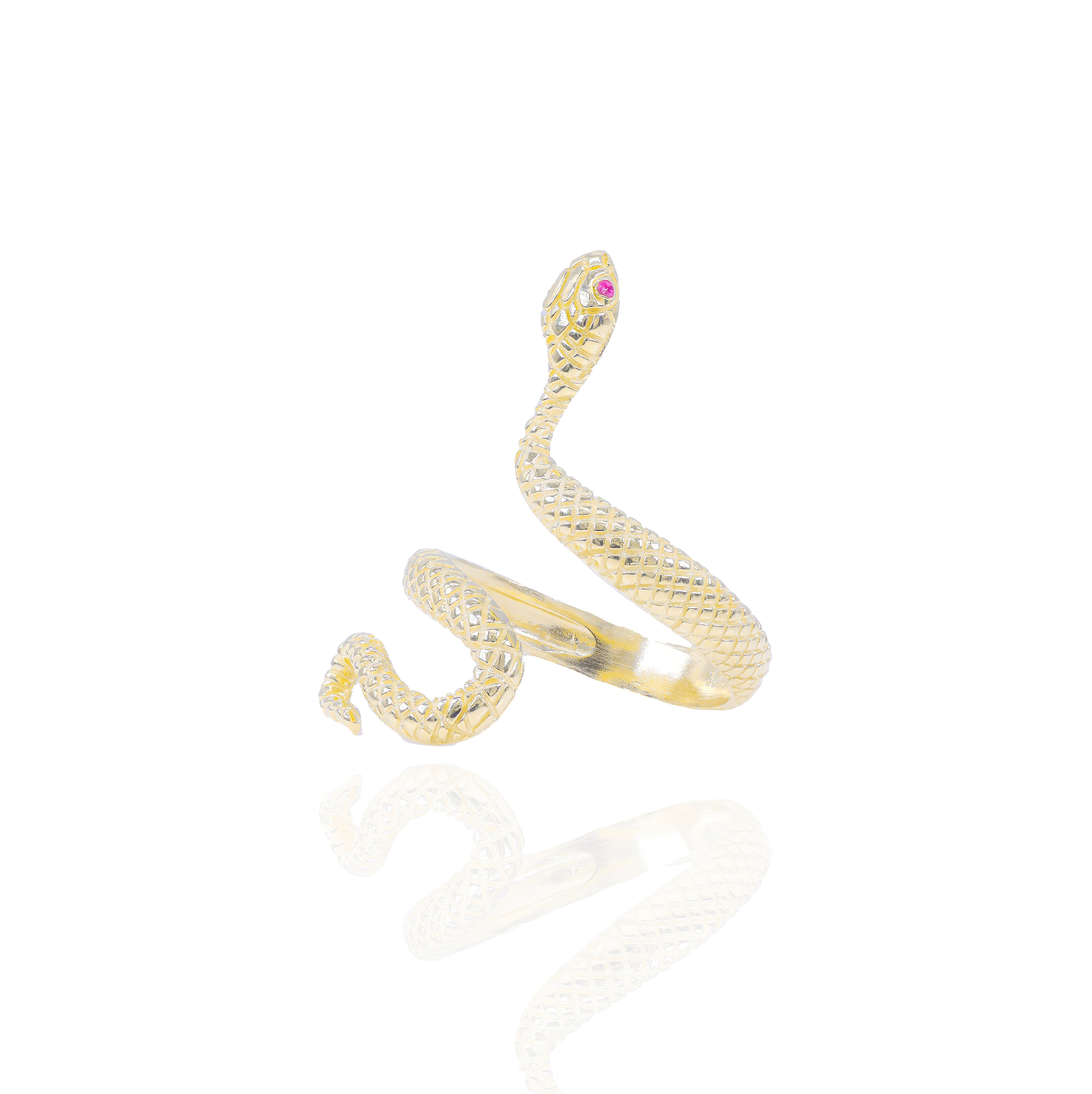 Constricted Snake Ring
