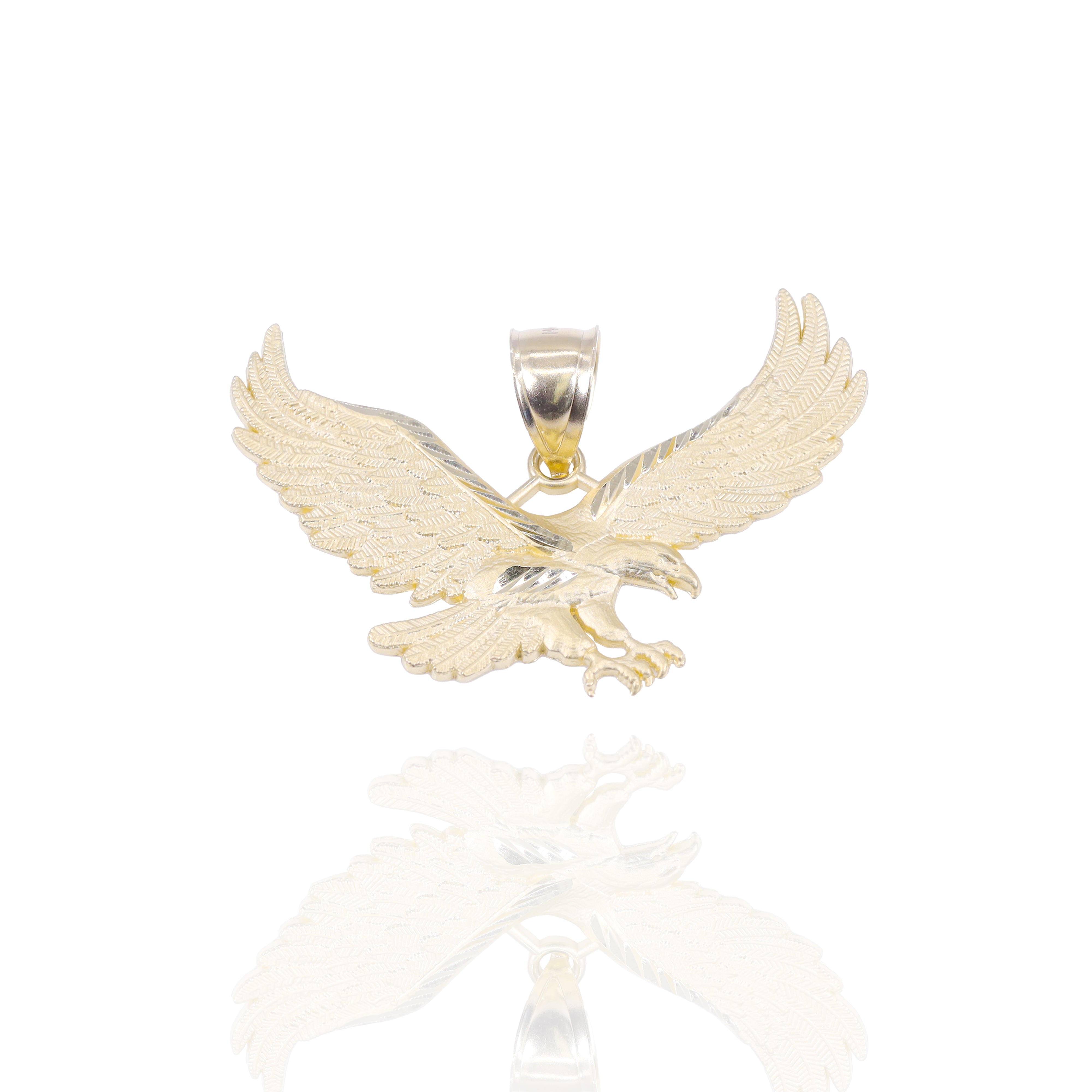 Soaring Eagle Gold Pendant