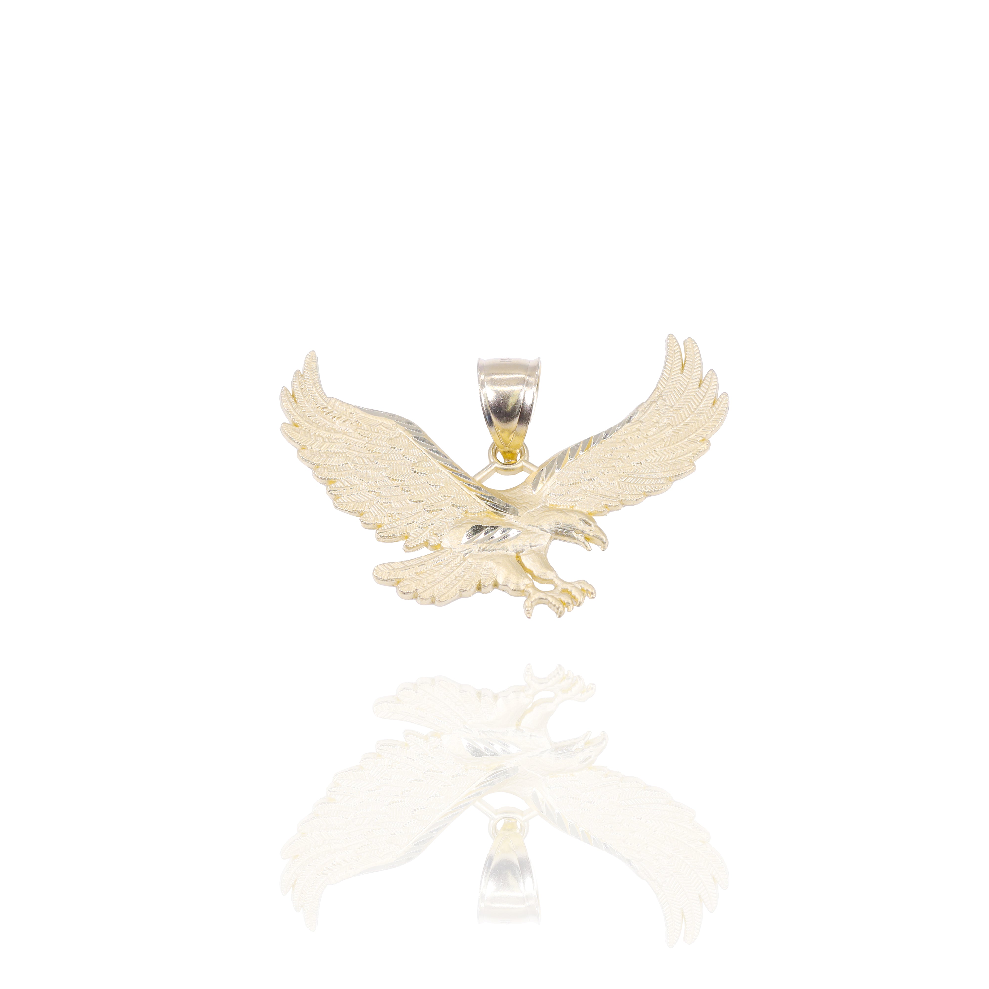 Soaring Eagle Gold Pendant