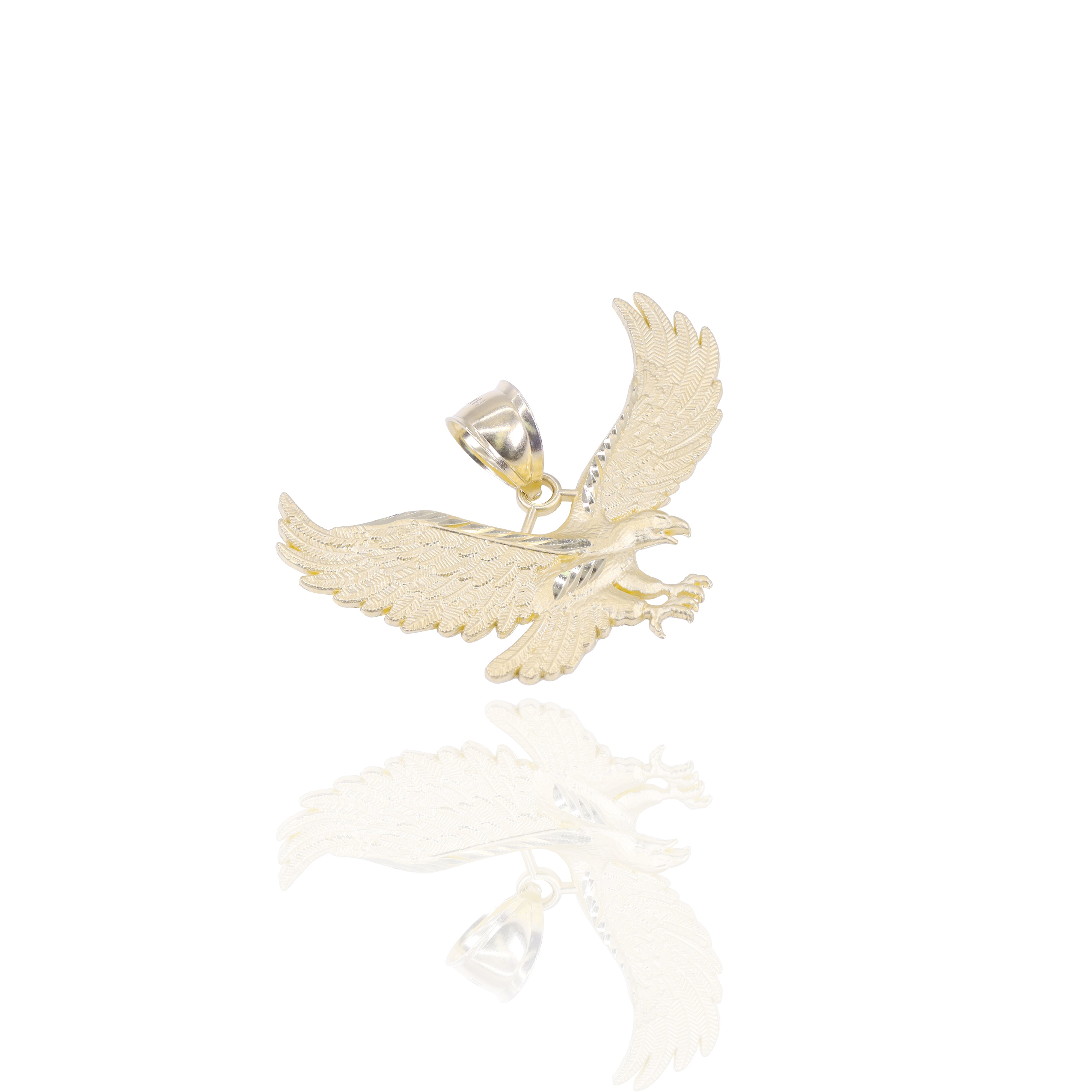 Soaring Eagle Gold Pendant