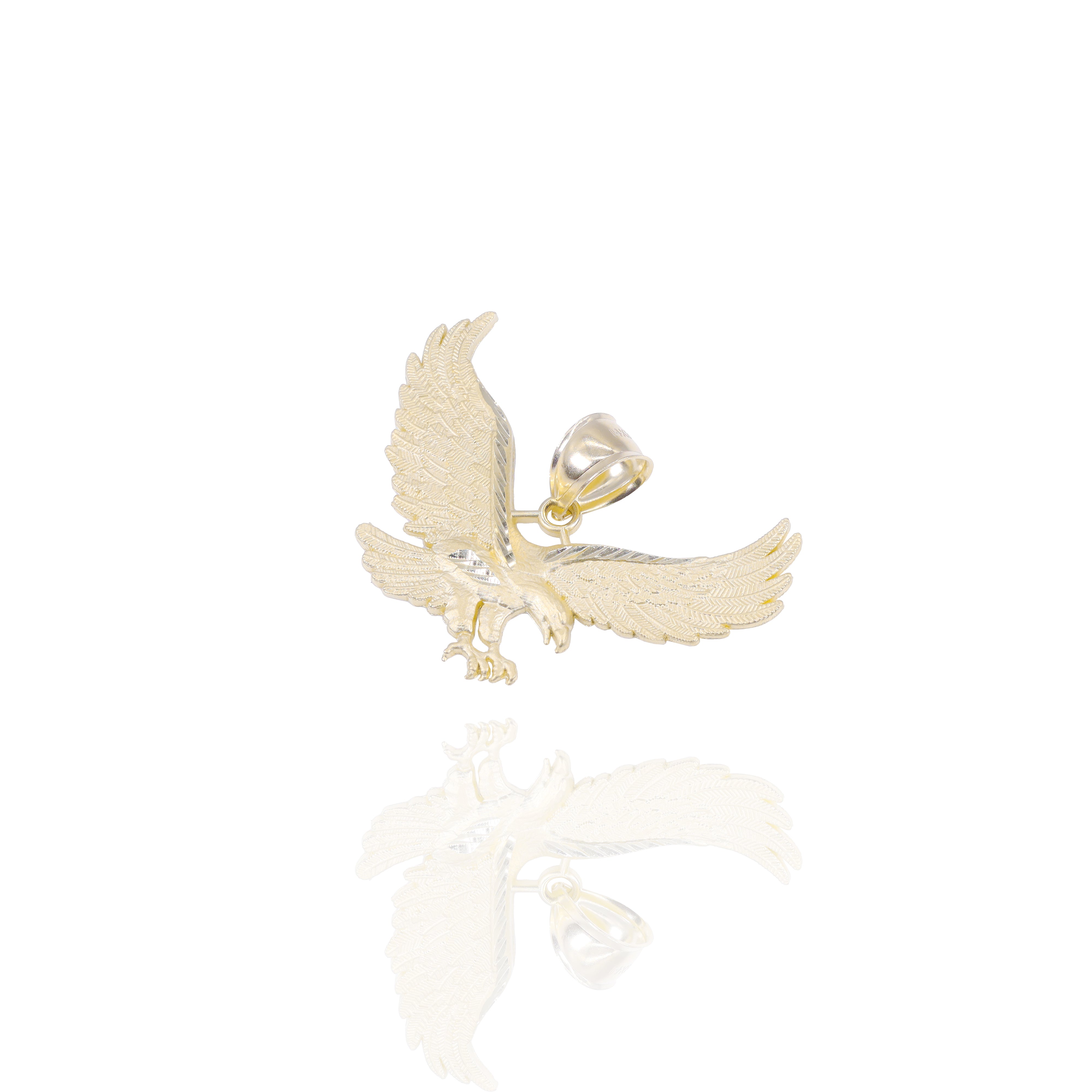 Soaring Eagle Gold Pendant