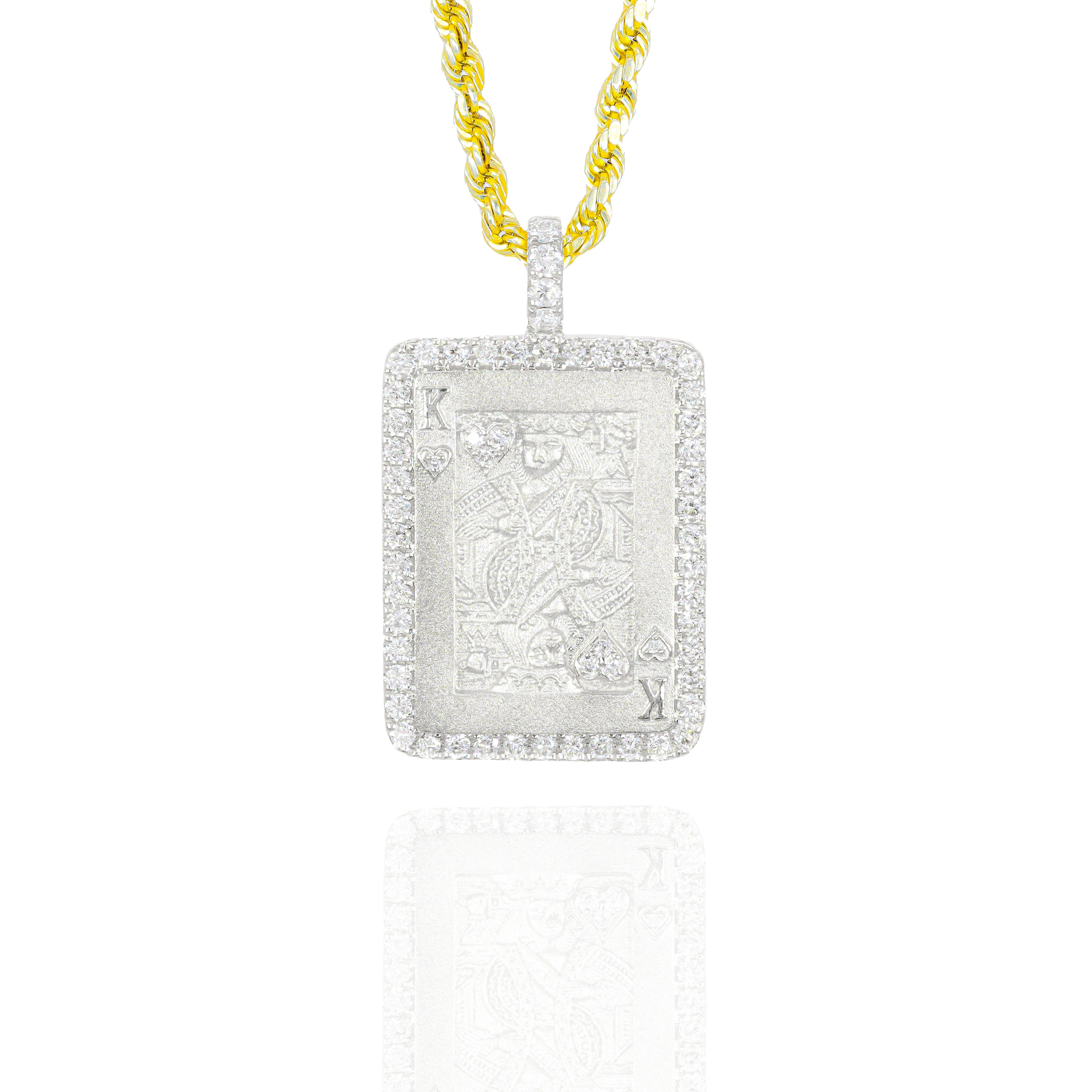 King of Hearts Diamond Pendant