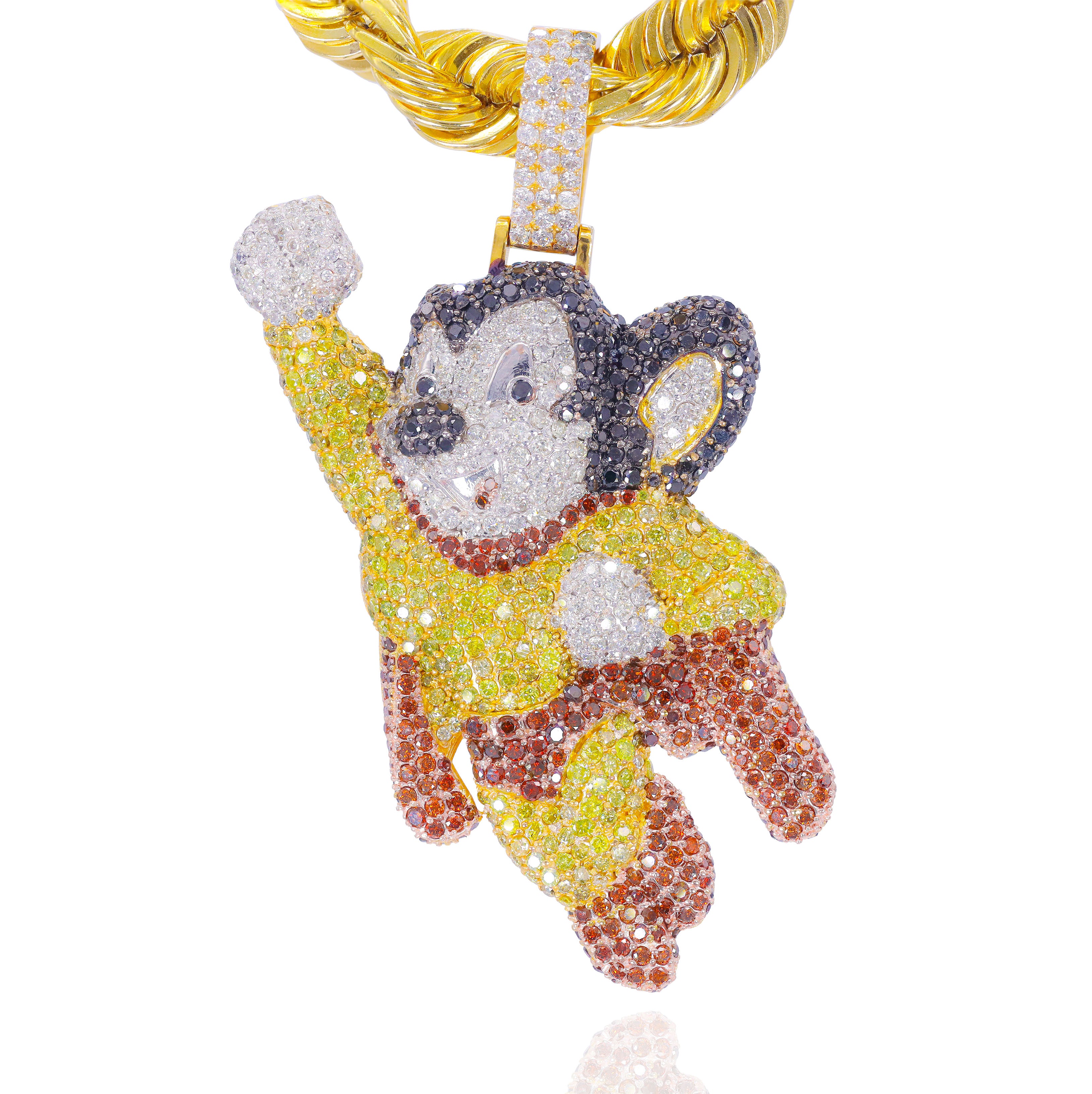 Custom Design Deposit - Mighty Mouse Diamond Pendant