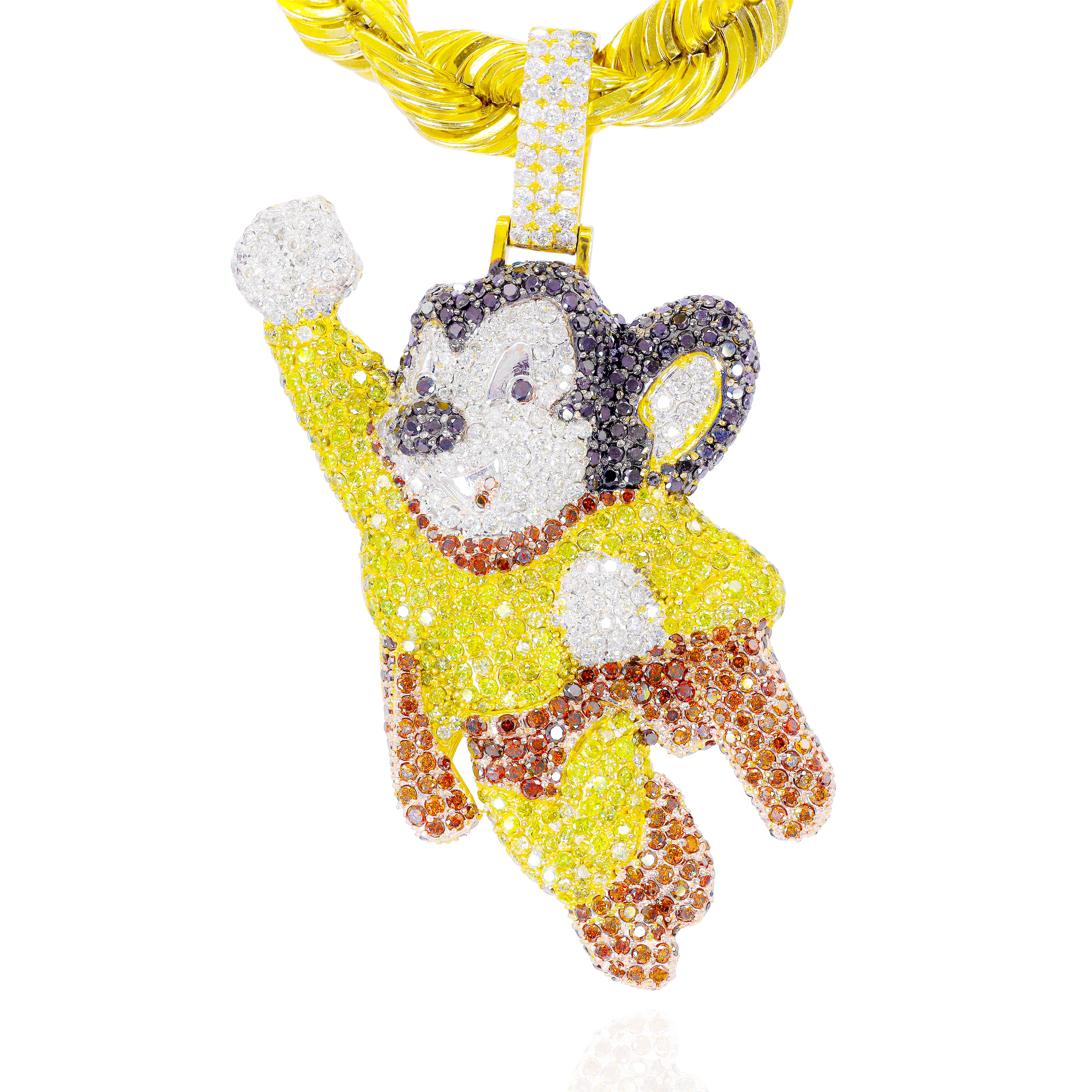 Custom Design Deposit - Mighty Mouse Diamond Pendant