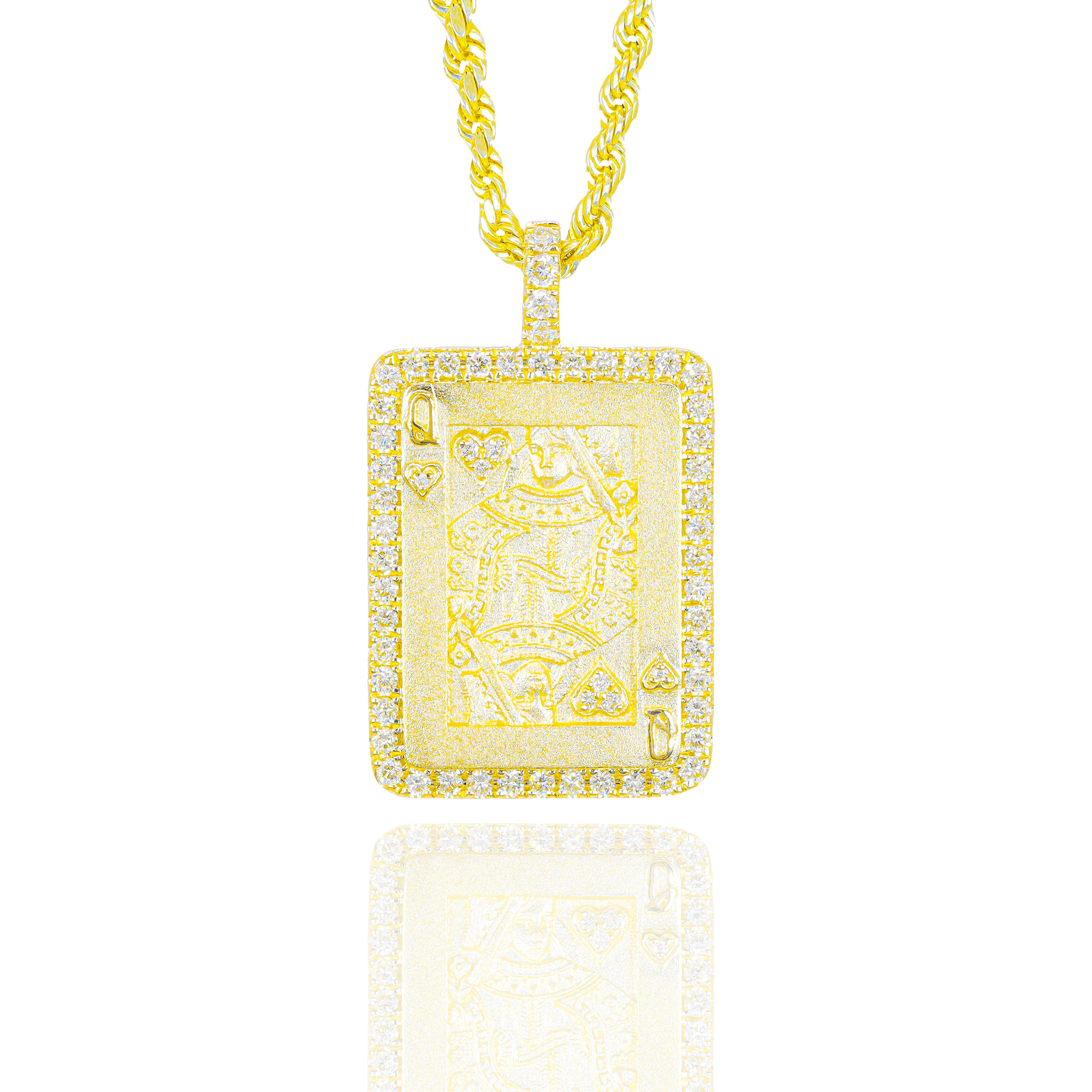 Queen of Diamonds Diamond Pendant