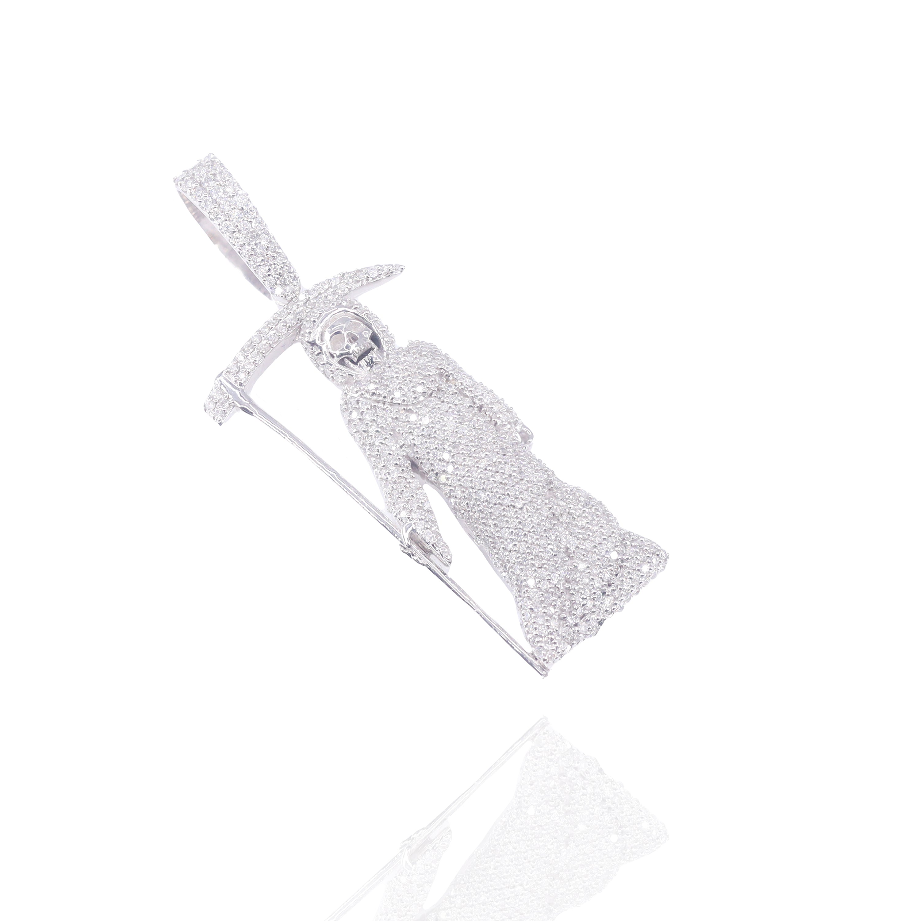 Grim Reaper Diamond Pendant