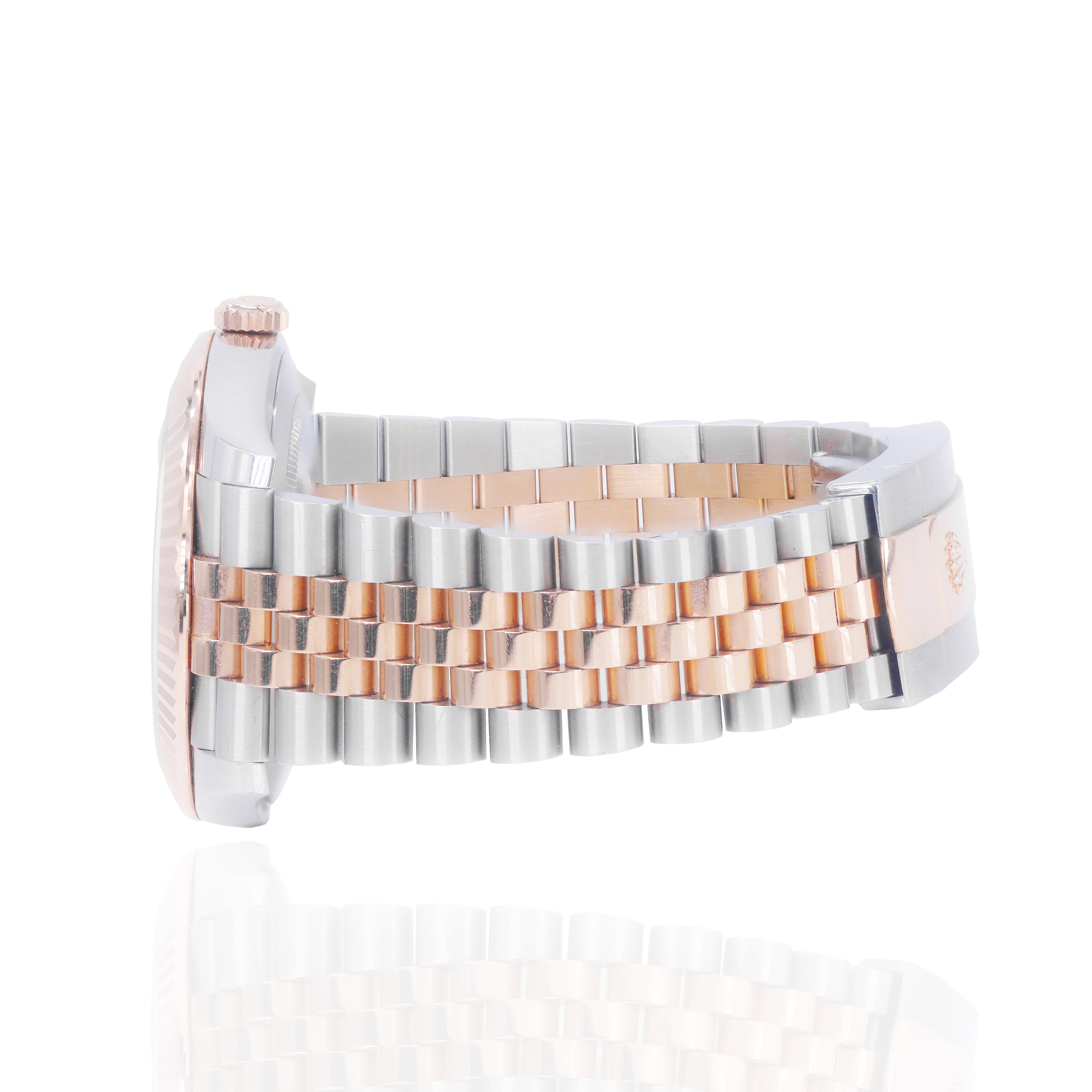 Rolex Datejust 41mm 126331 Jubilee Two-Tone 18K Gold Fluted Bezel & SunDust Diamond Dial