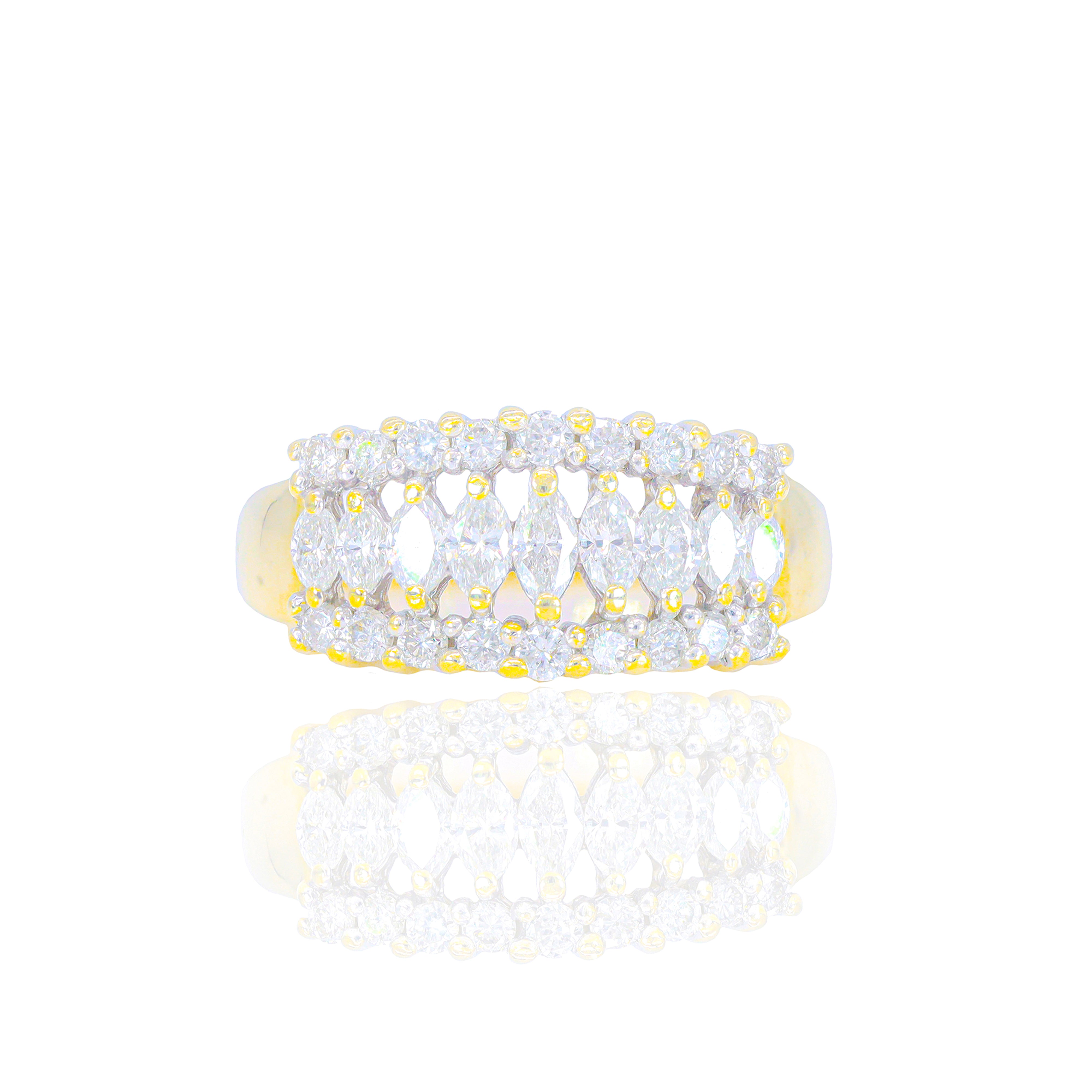 Marquise Cut Diamond Women's Ring