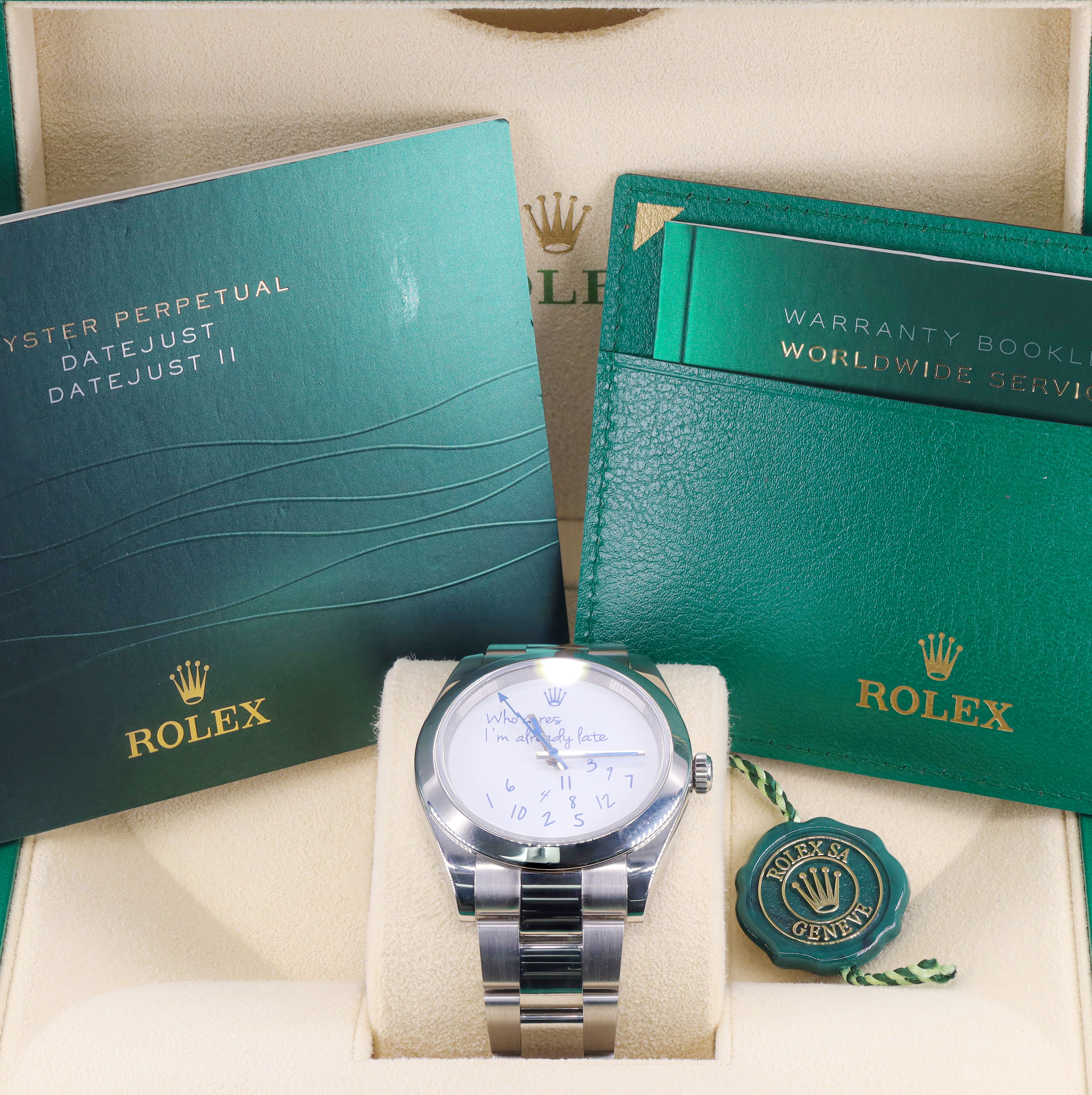 Rolex 126334 DateJust Colatte x Mad Paris Collaboration White Dial 41mm