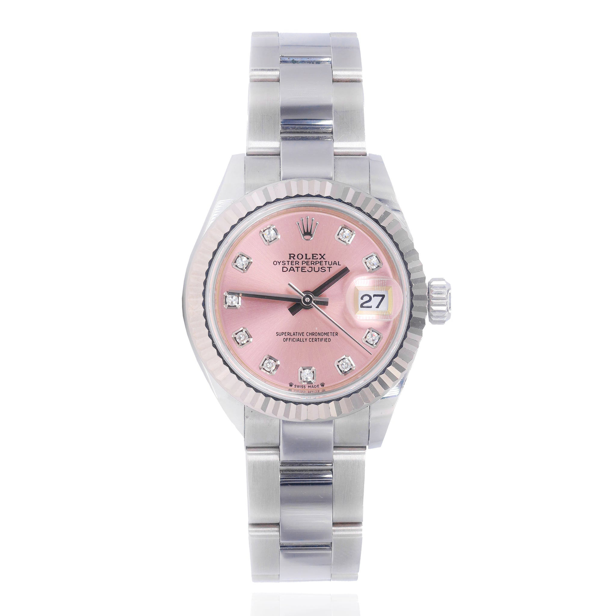 Rolex 279174 Lady-Datejust 28mm Pink Factory Diamond Dial