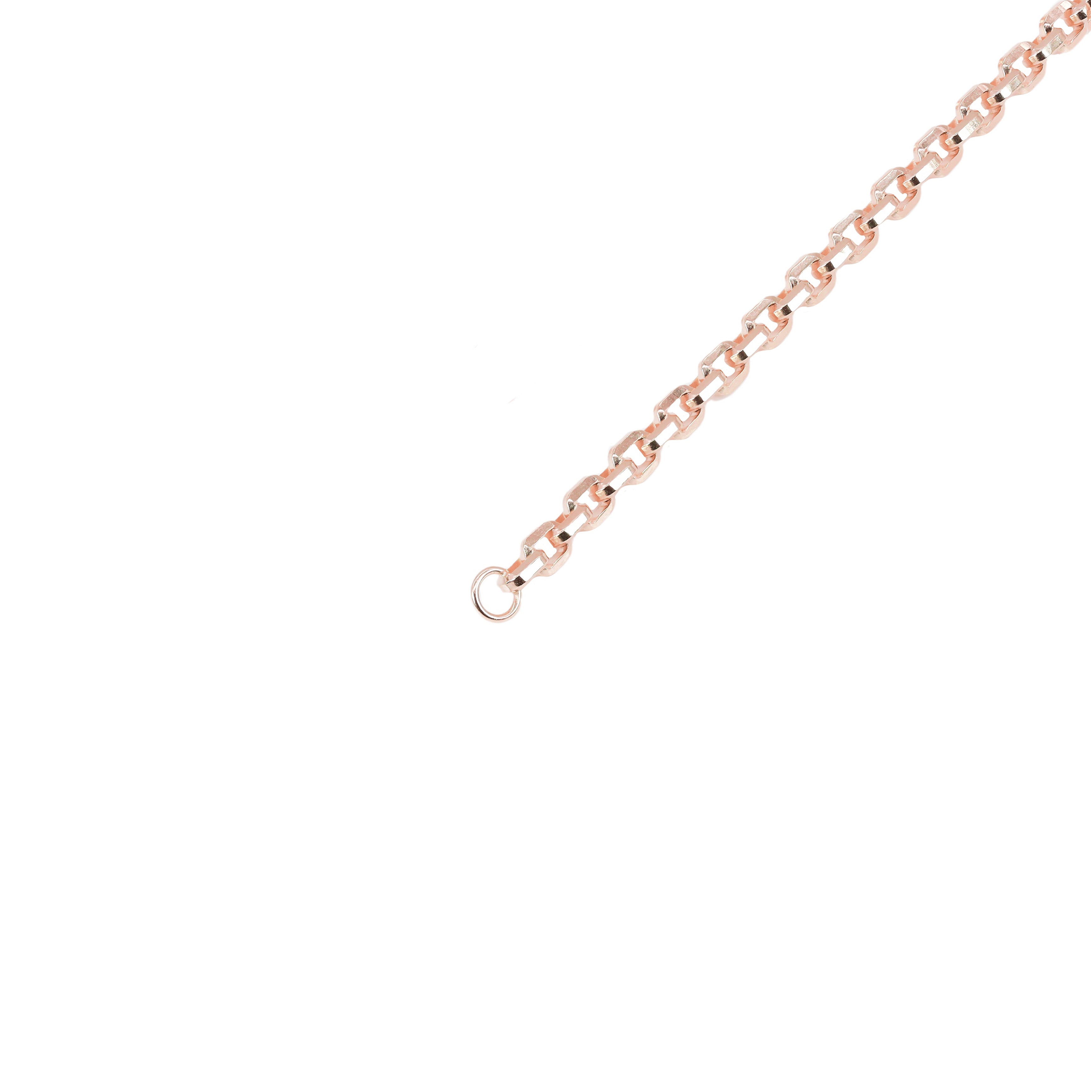 14KT Solid Hermes Link Rose Gold Chain