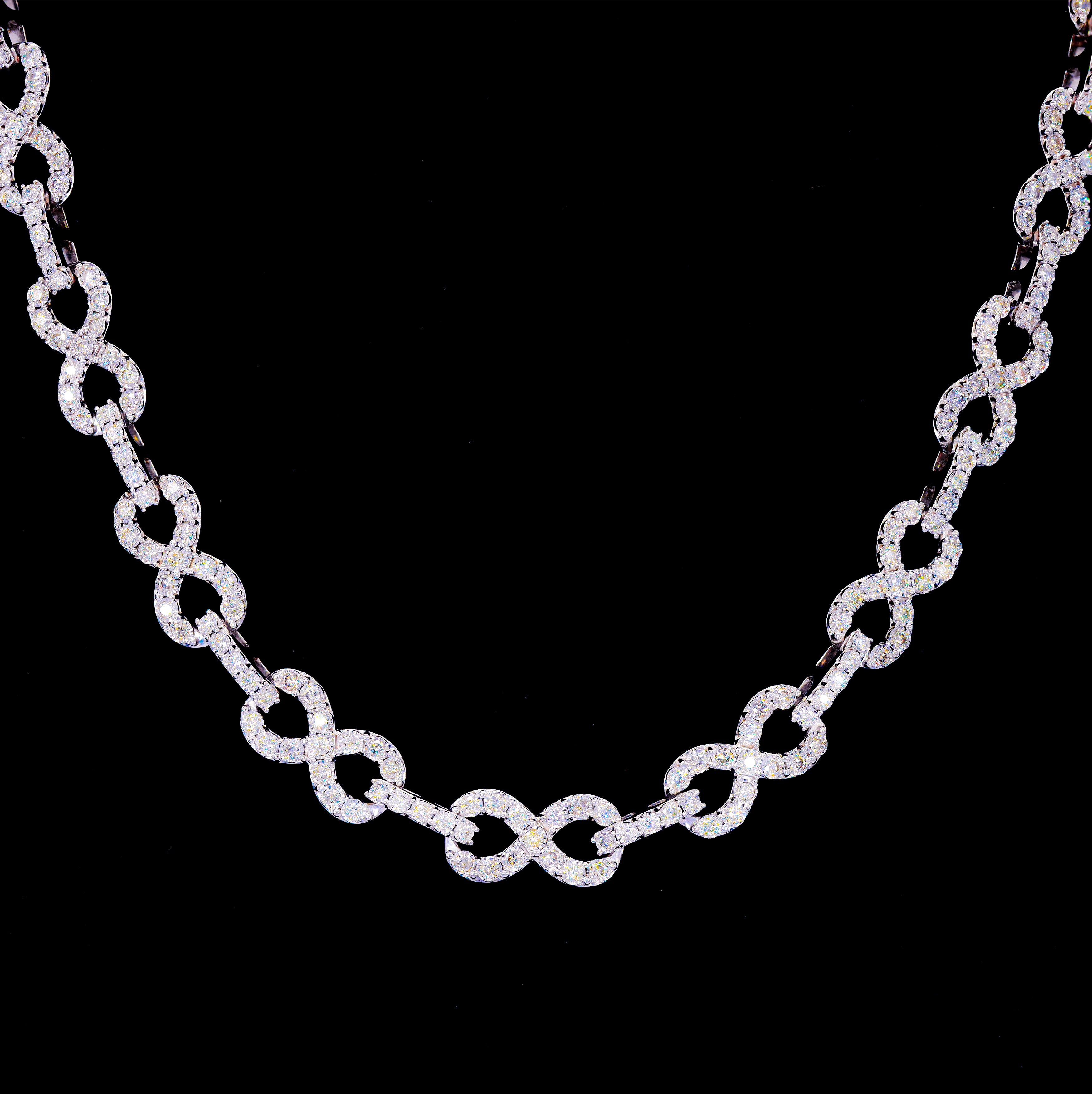Infinity Link Diamond Tennis Chain