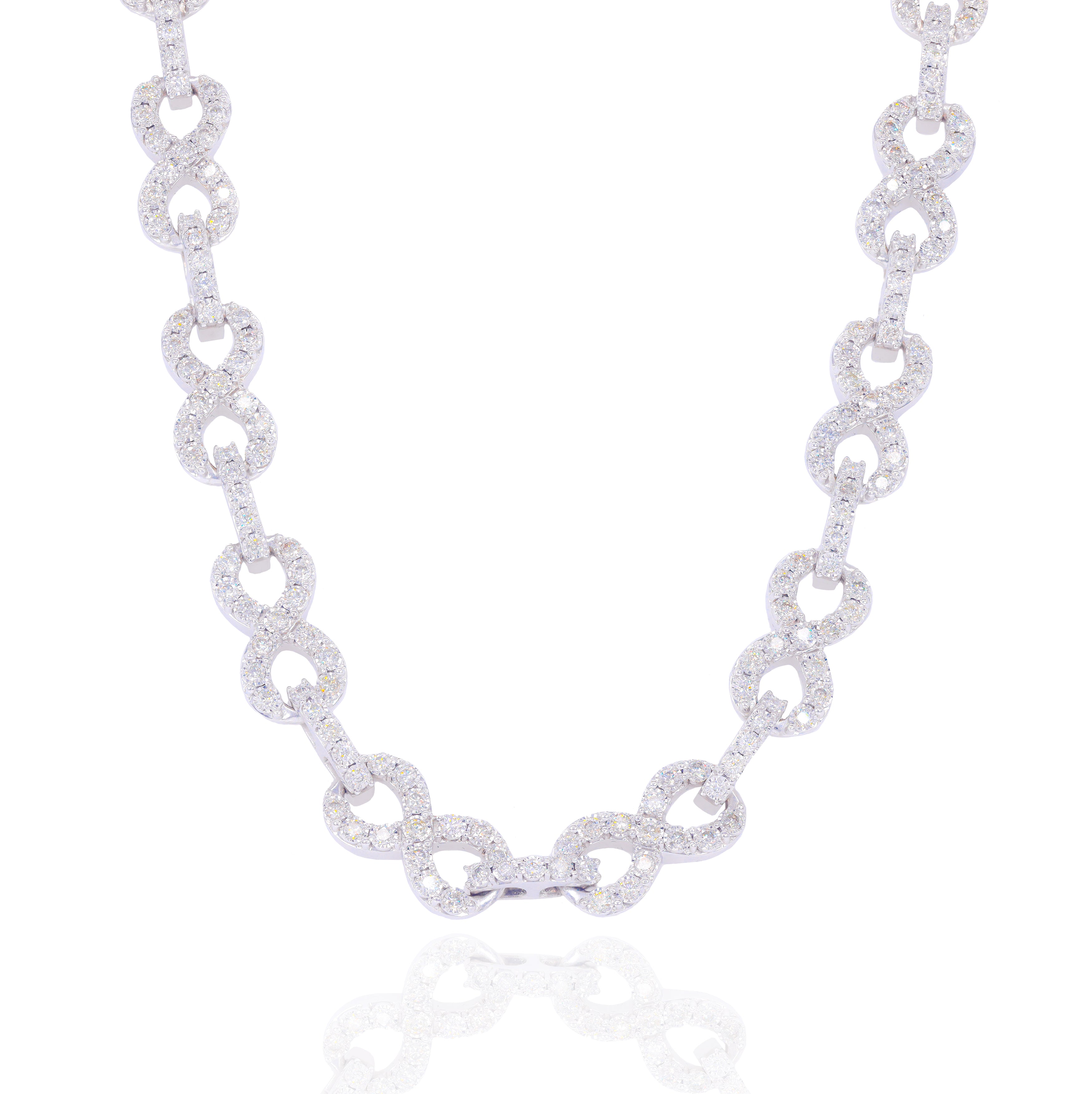 Infinity Link Diamond Tennis Chain