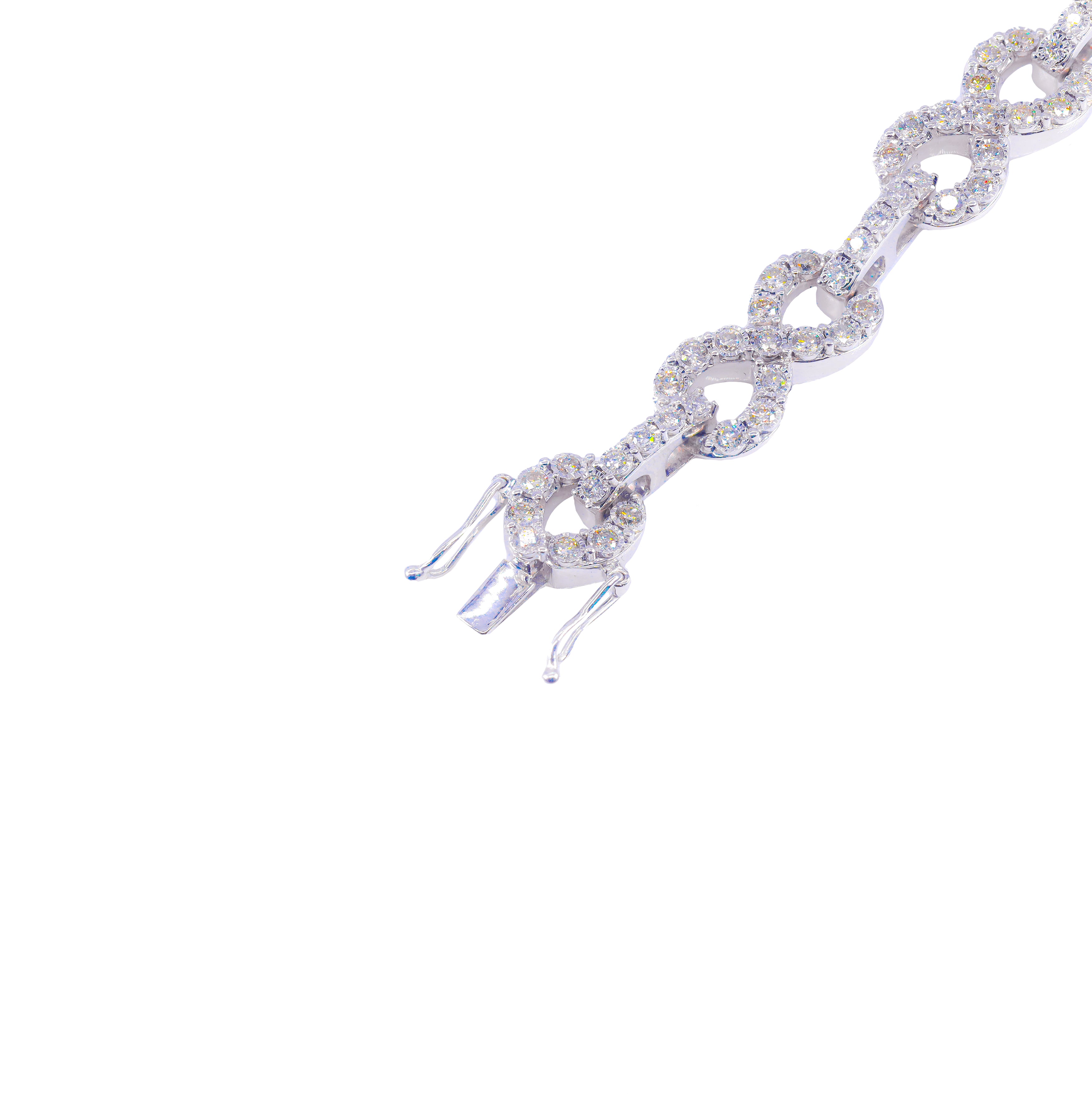 Infinity Link Diamond Tennis Chain