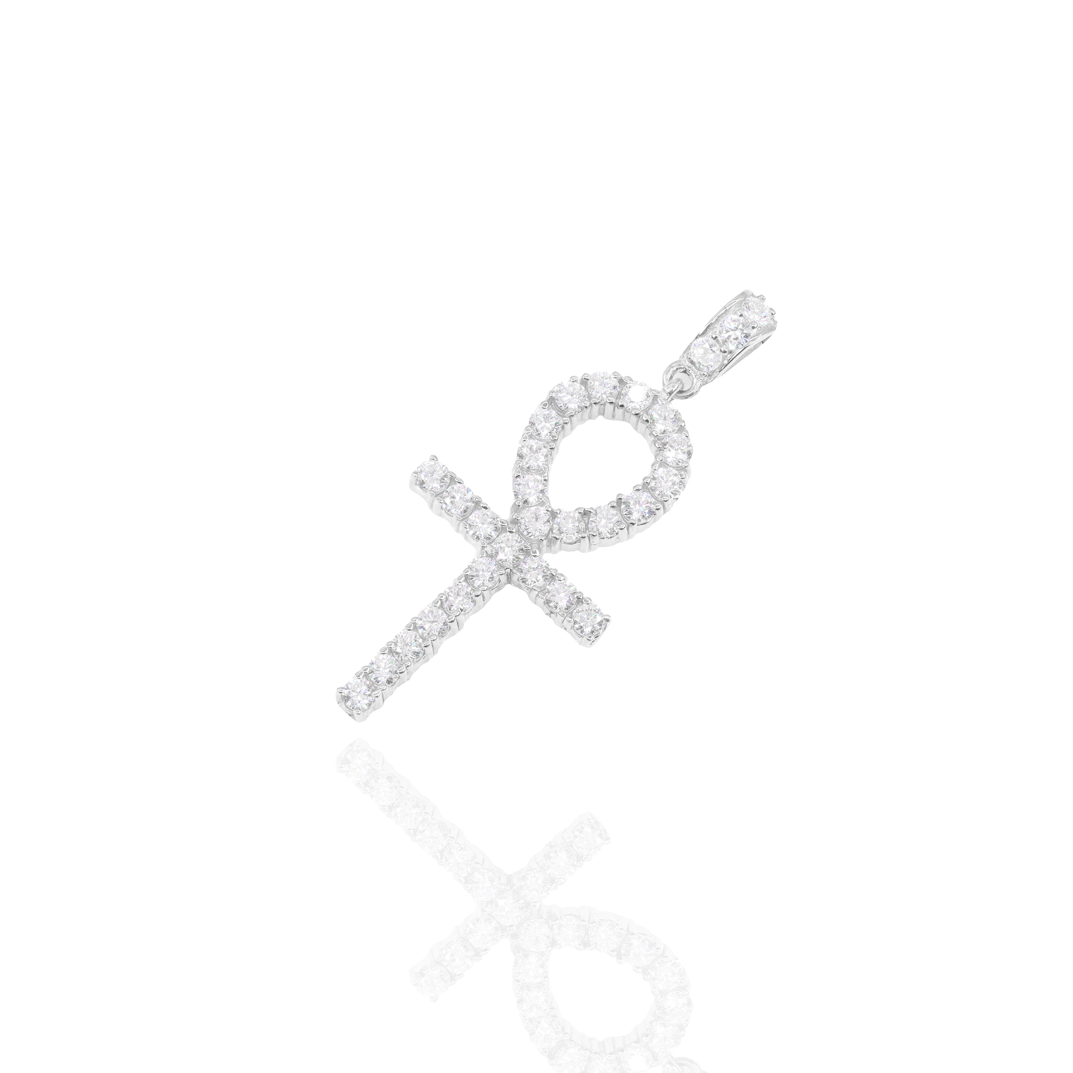 6-Pointer Diamond Ankh Pendant
