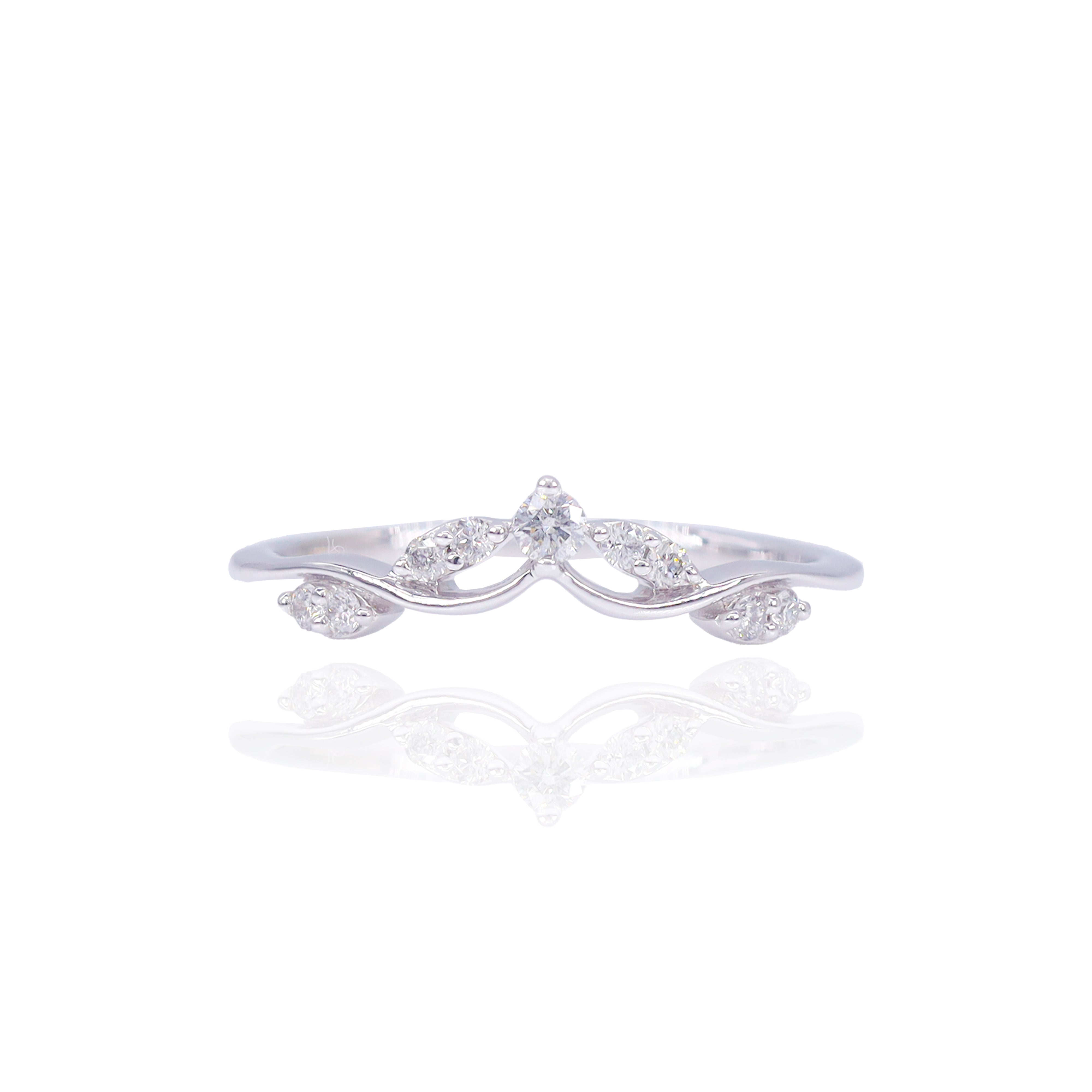 Entwined Diamond Ring