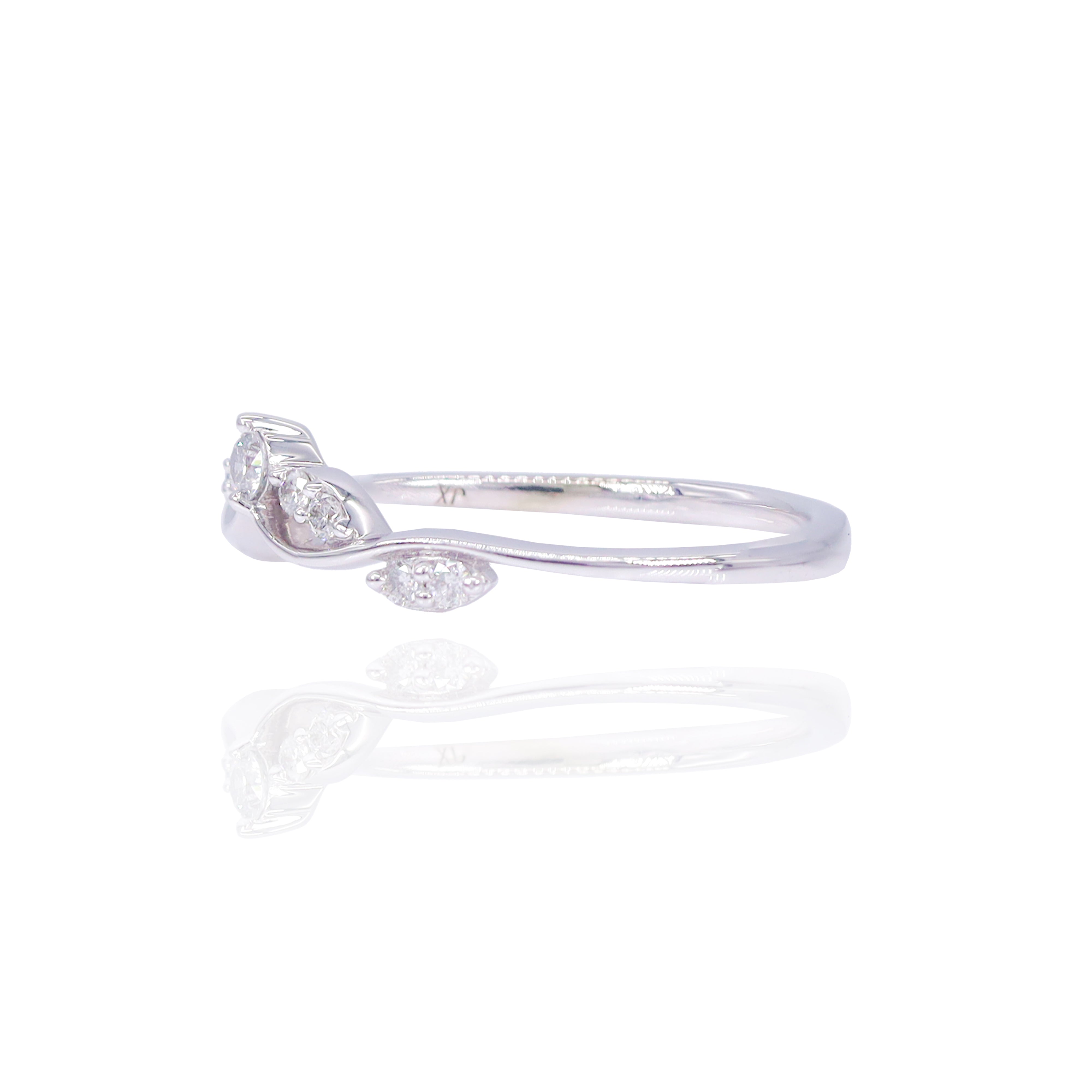 Entwined Diamond Ring