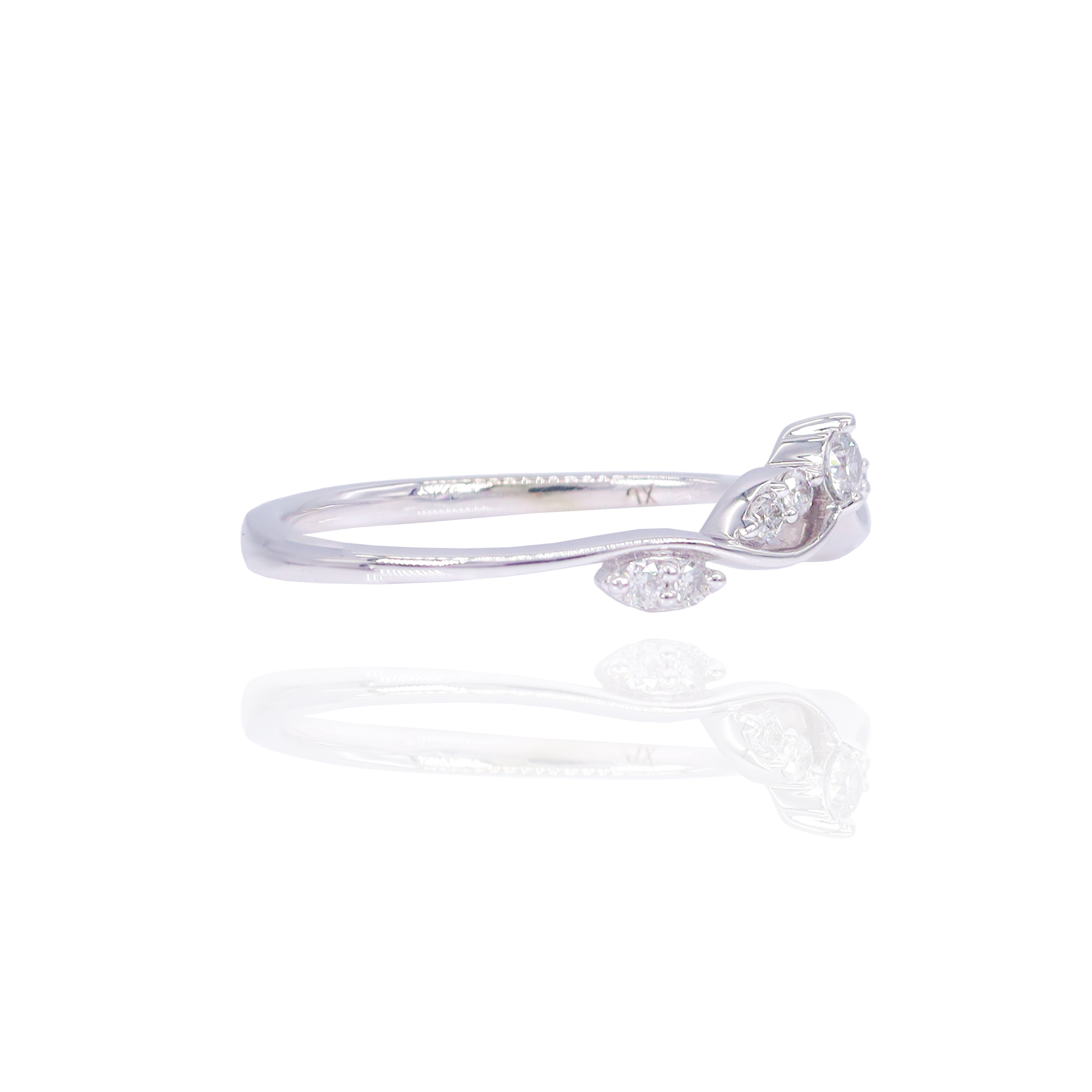 Entwined Diamond Ring