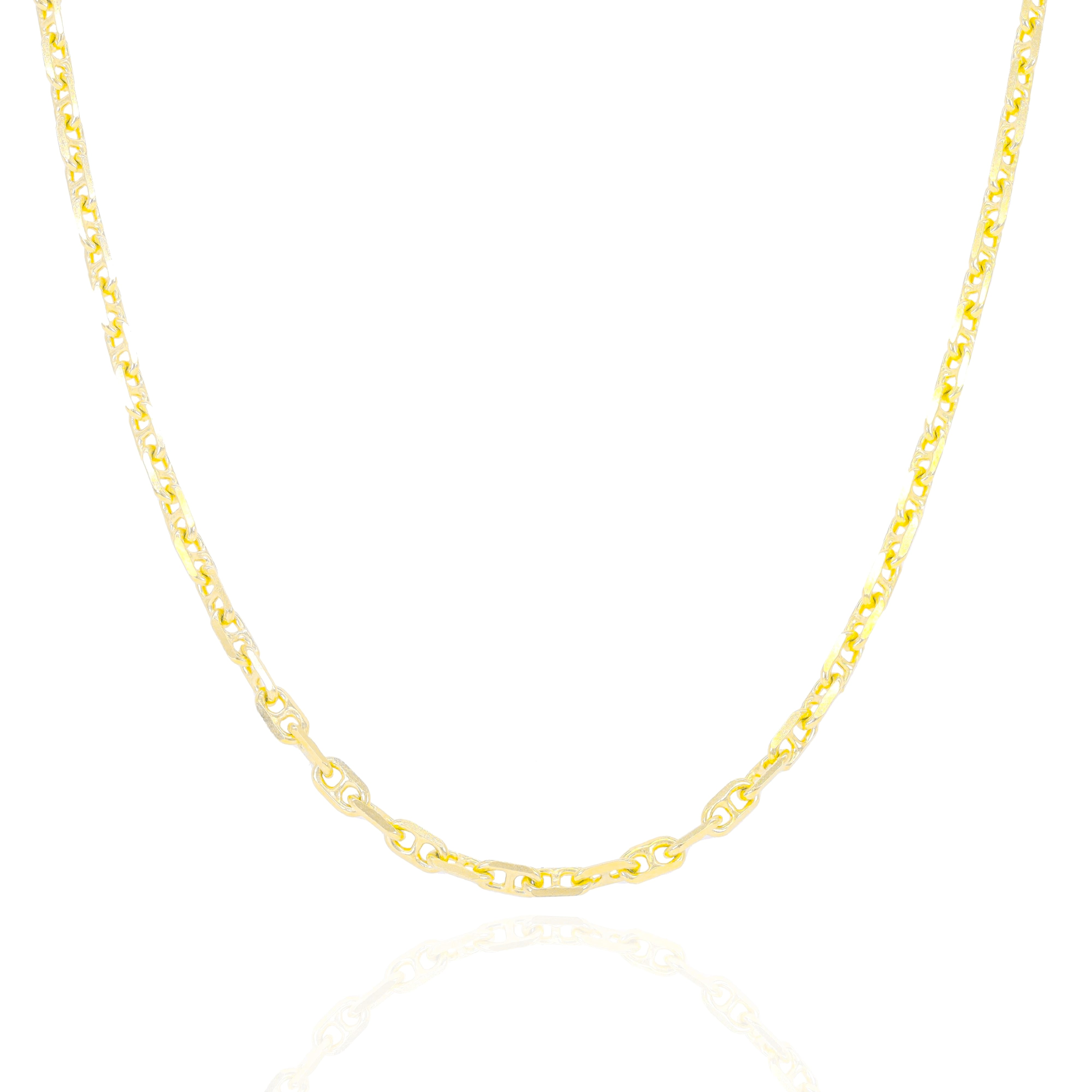 14KT Mariner/Anchor Link Yellow Gold Chain