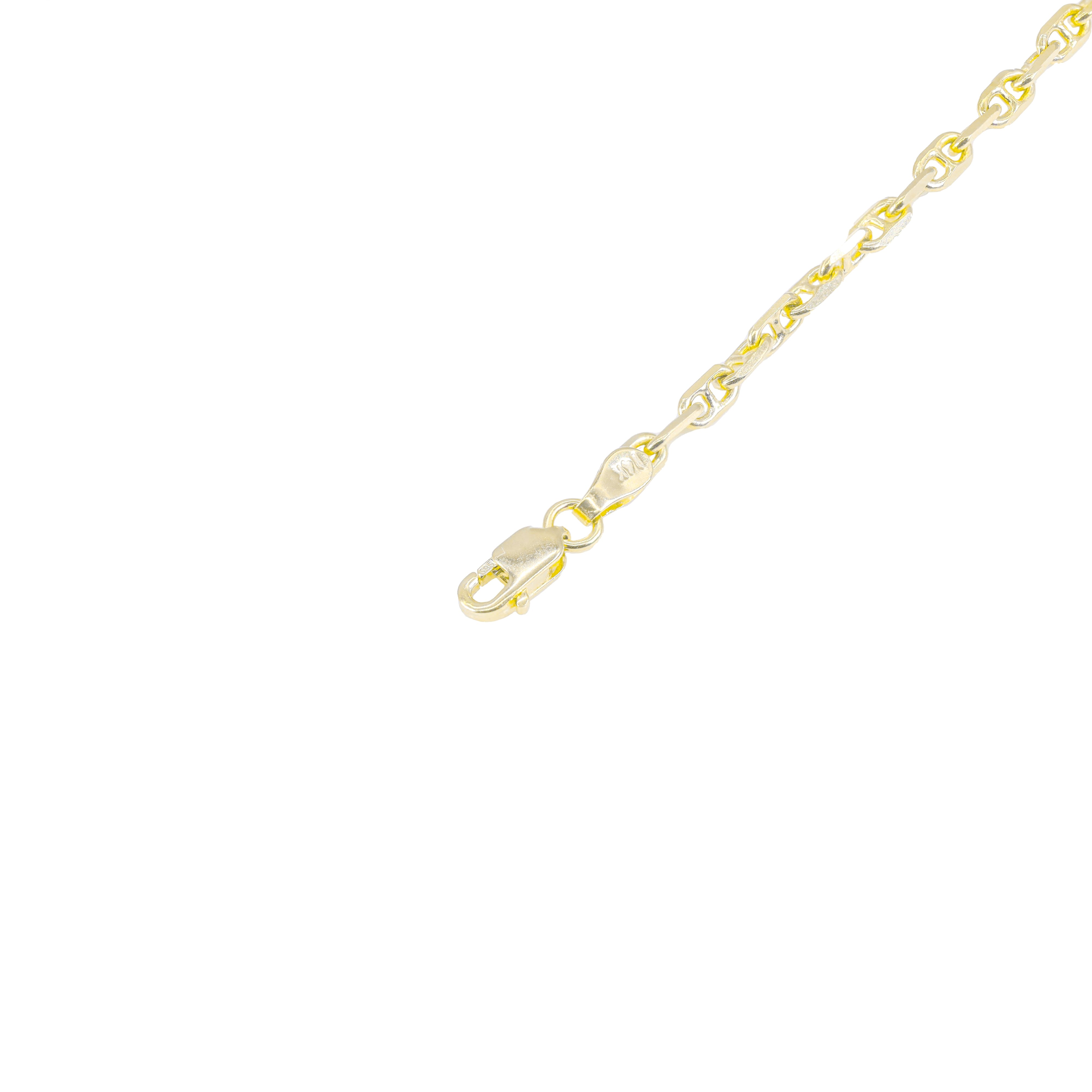 14KT Mariner/Anchor Link Yellow Gold Chain