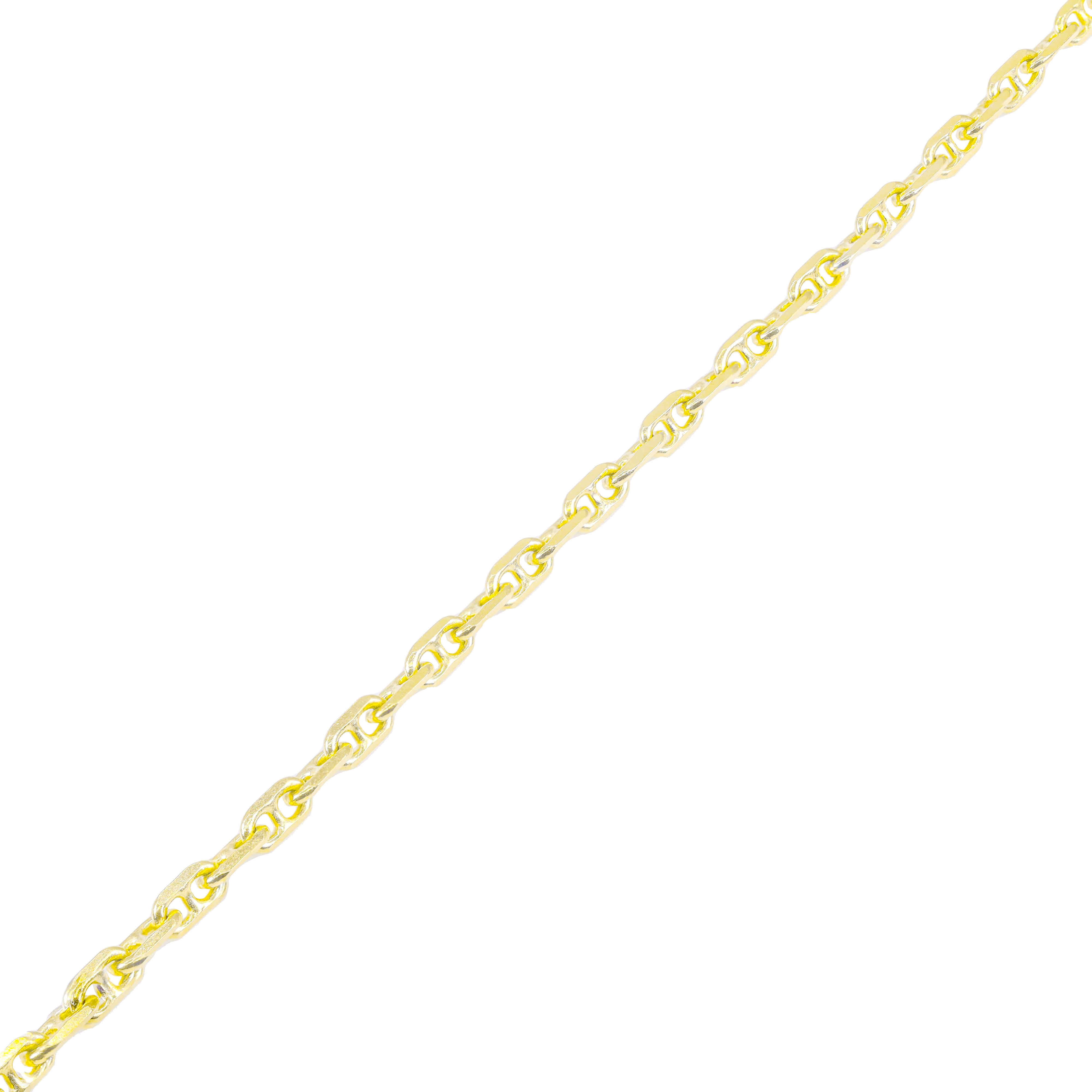 14KT Mariner/Anchor Link Yellow Gold Chain