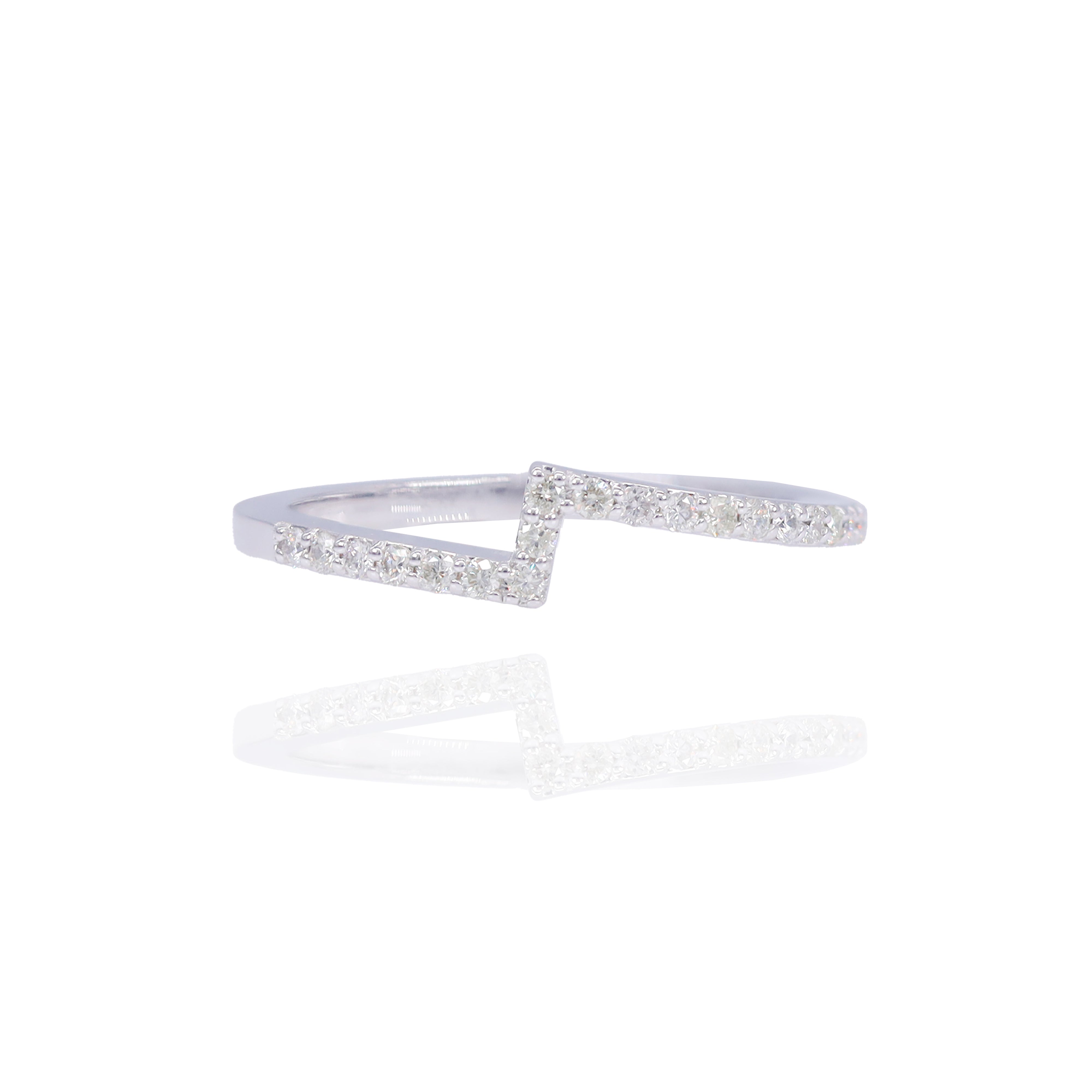 Stackable Diamond Ring Band