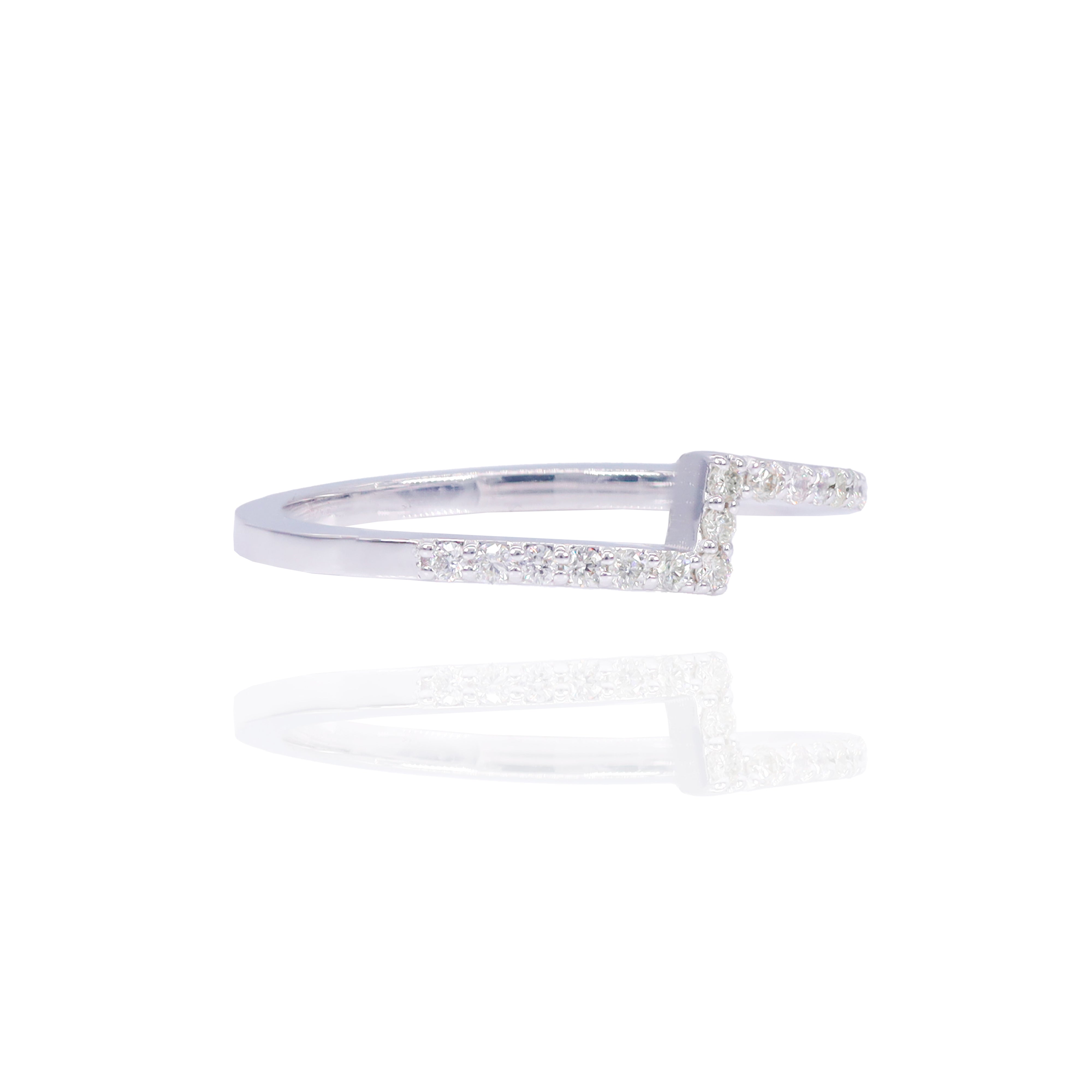 Stackable Diamond Ring Band