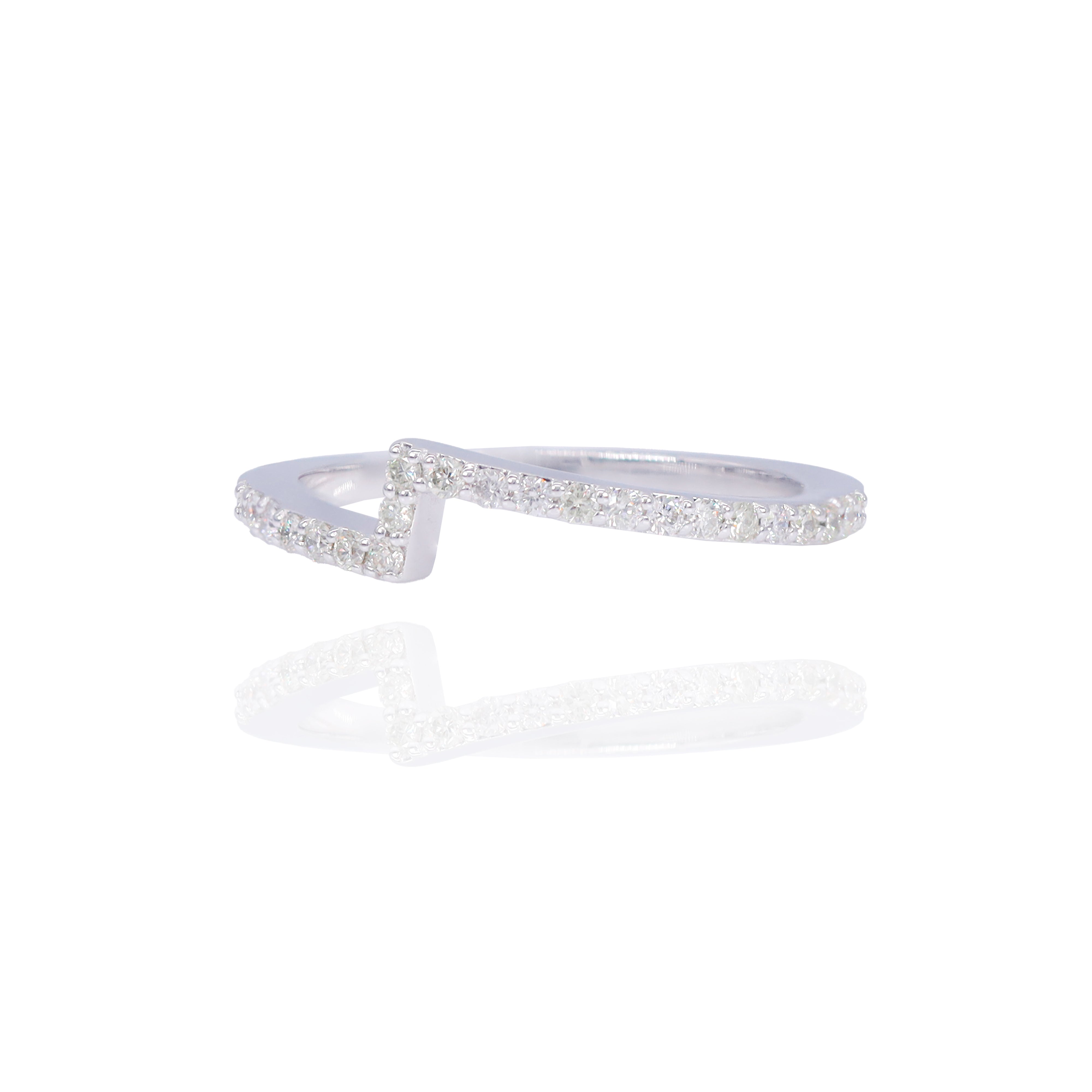 Stackable Diamond Ring Band