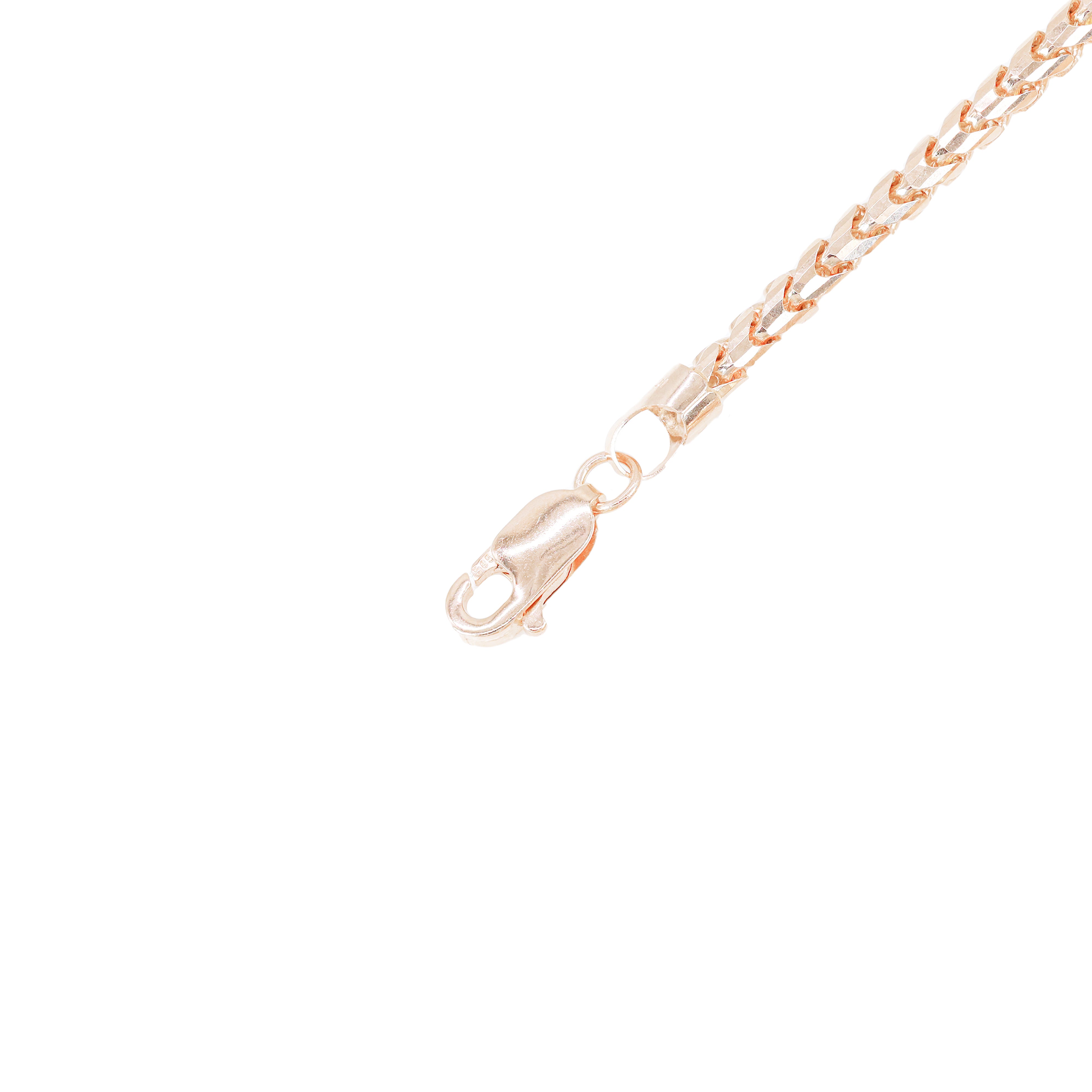 14KT Solid Rounded Franco Rose Gold Chain