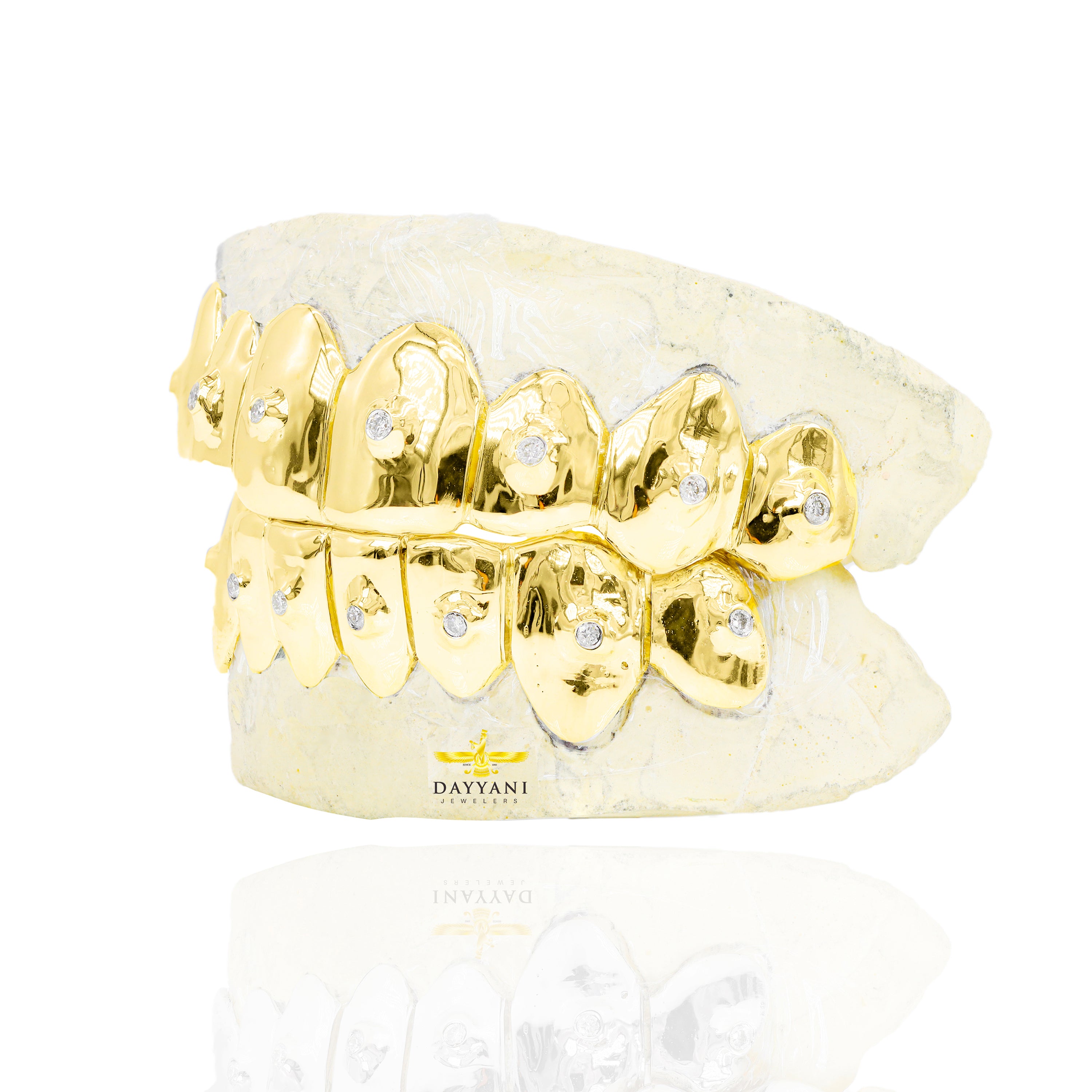 Custom VS1 Clarity SINGLE Diamond Grillz Solid Gold Grillz