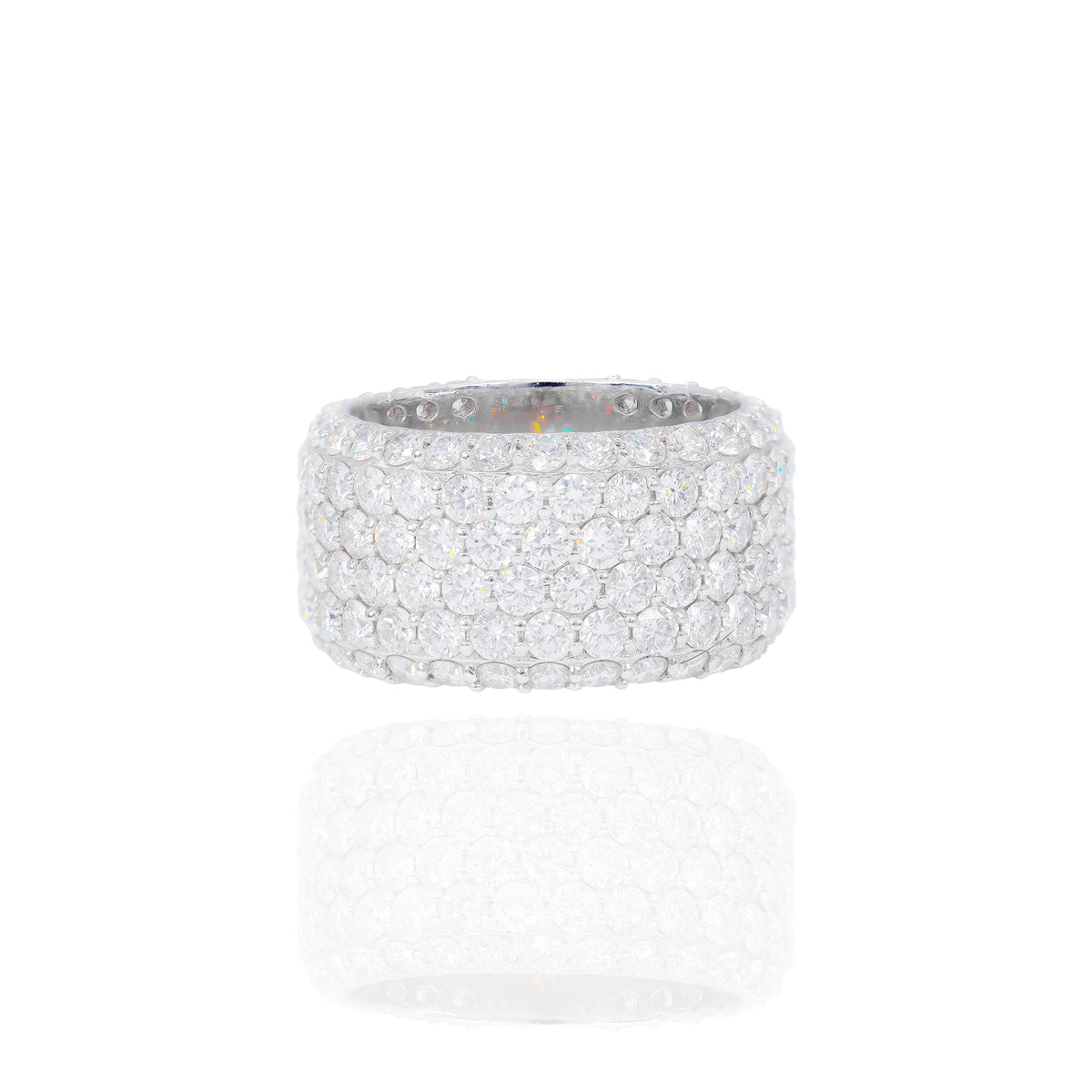 6 Row Diamond Ring | Men's Ring