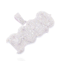 Custom Design Deposit - Double Layer Name Diamond Pendant