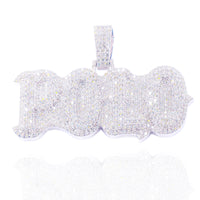 Custom Design Deposit - Double Layer Name Diamond Pendant