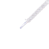 Graduating Baguette & Round Diamond Bracelet