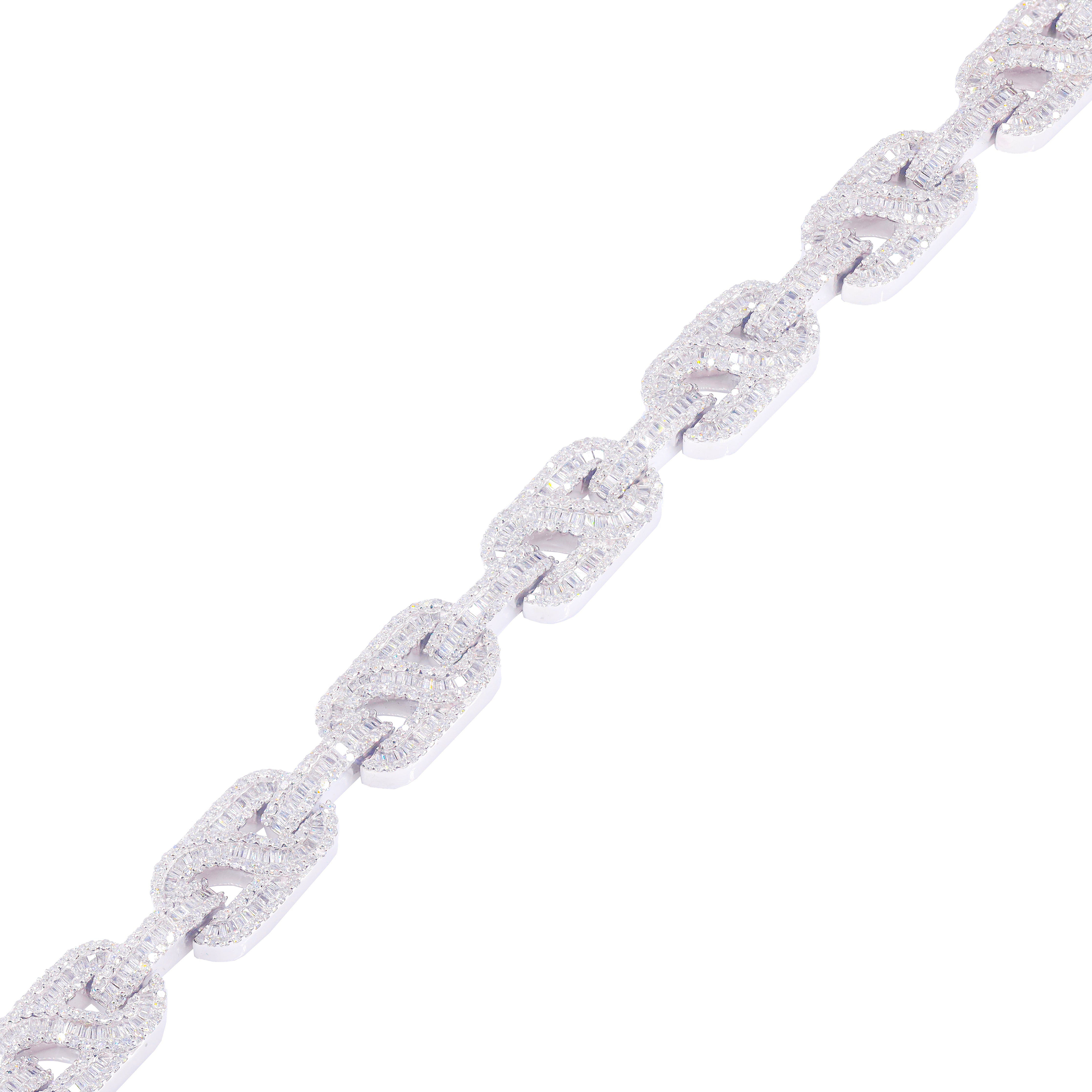 Baguette Gucci Link Diamond Bracelet