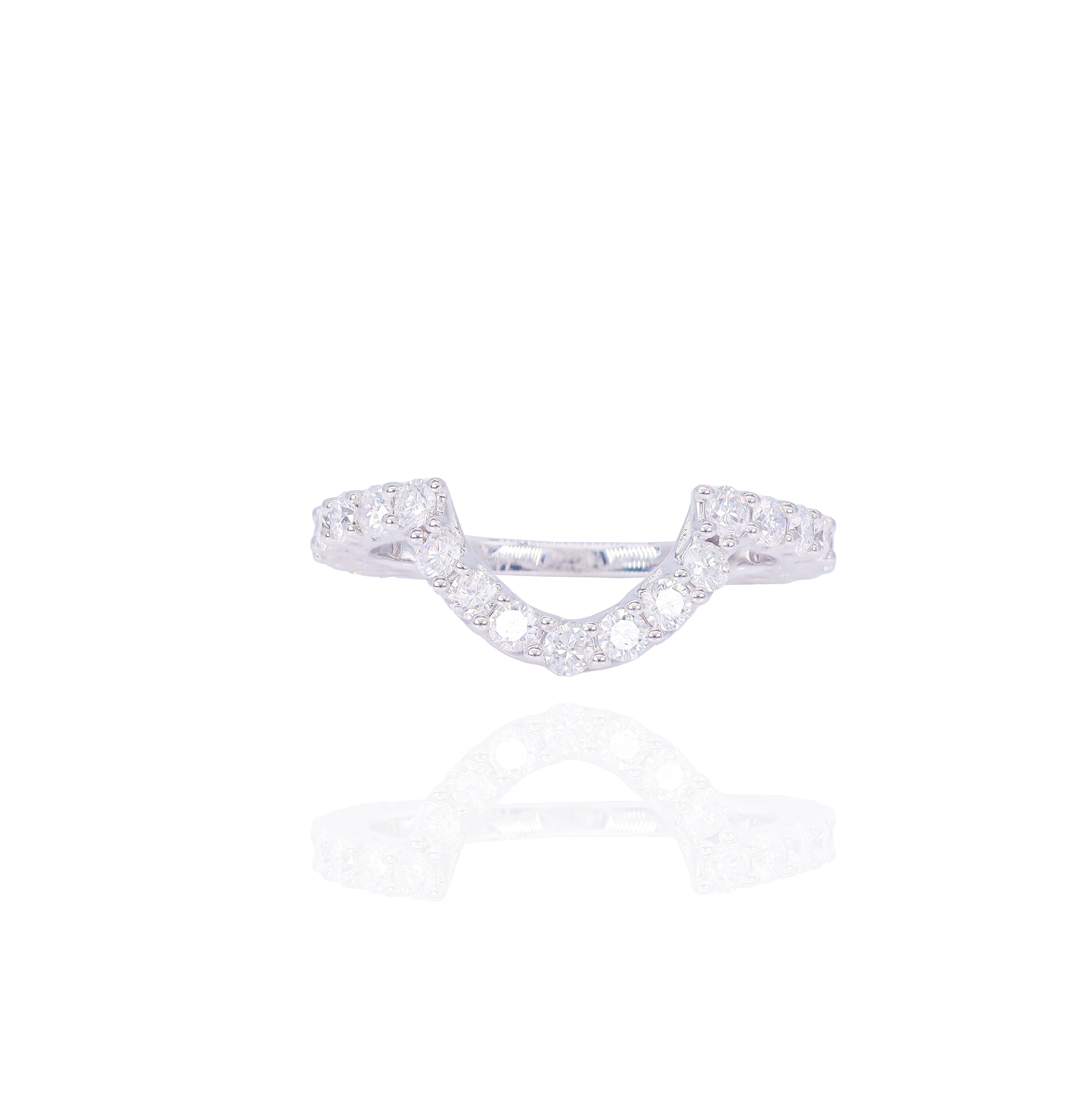 Oval Shaped Diamond Engagement Ring & Band
