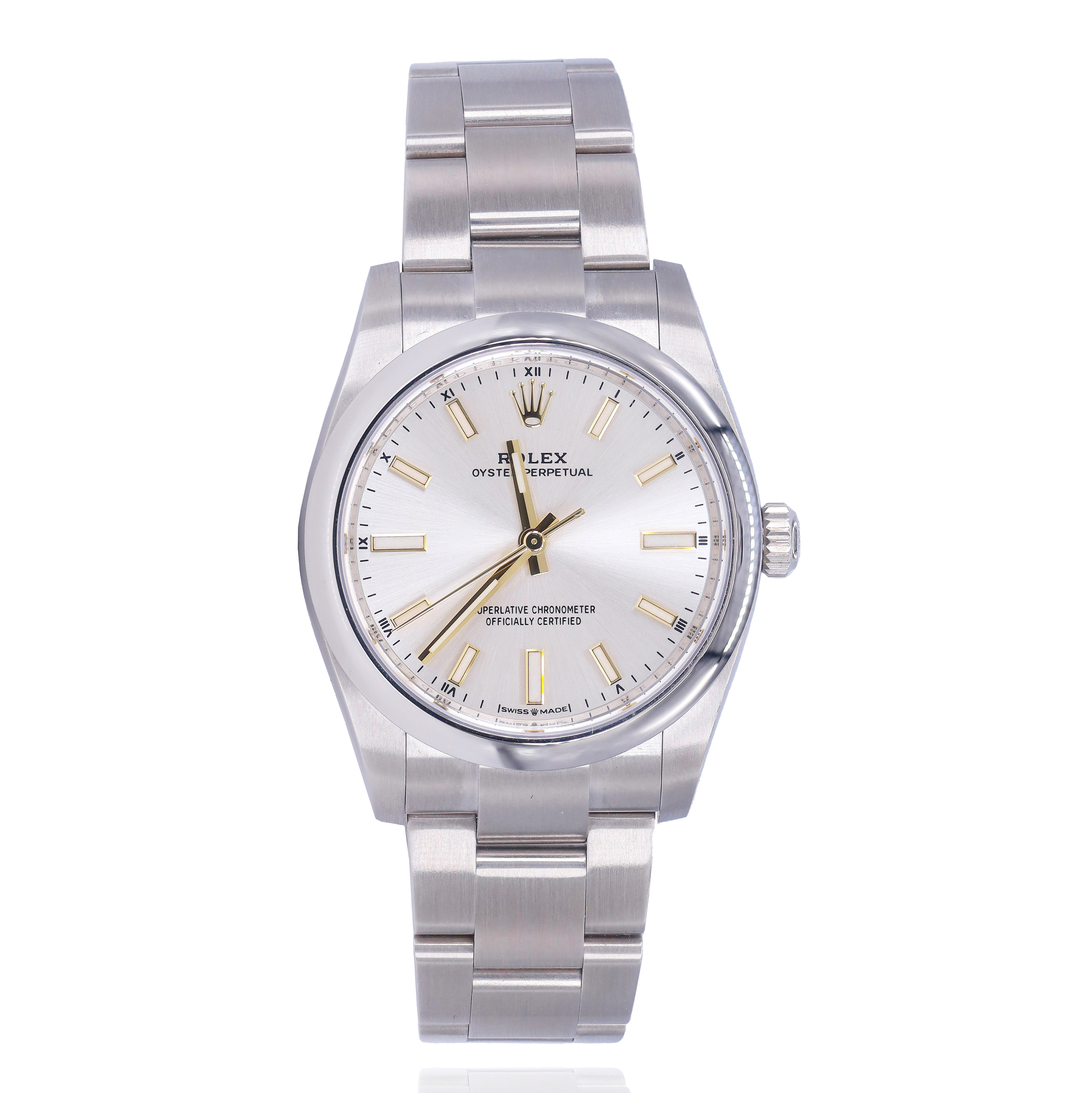 Rolex 124200 Oyster Perpetual 34mm Silver Dial