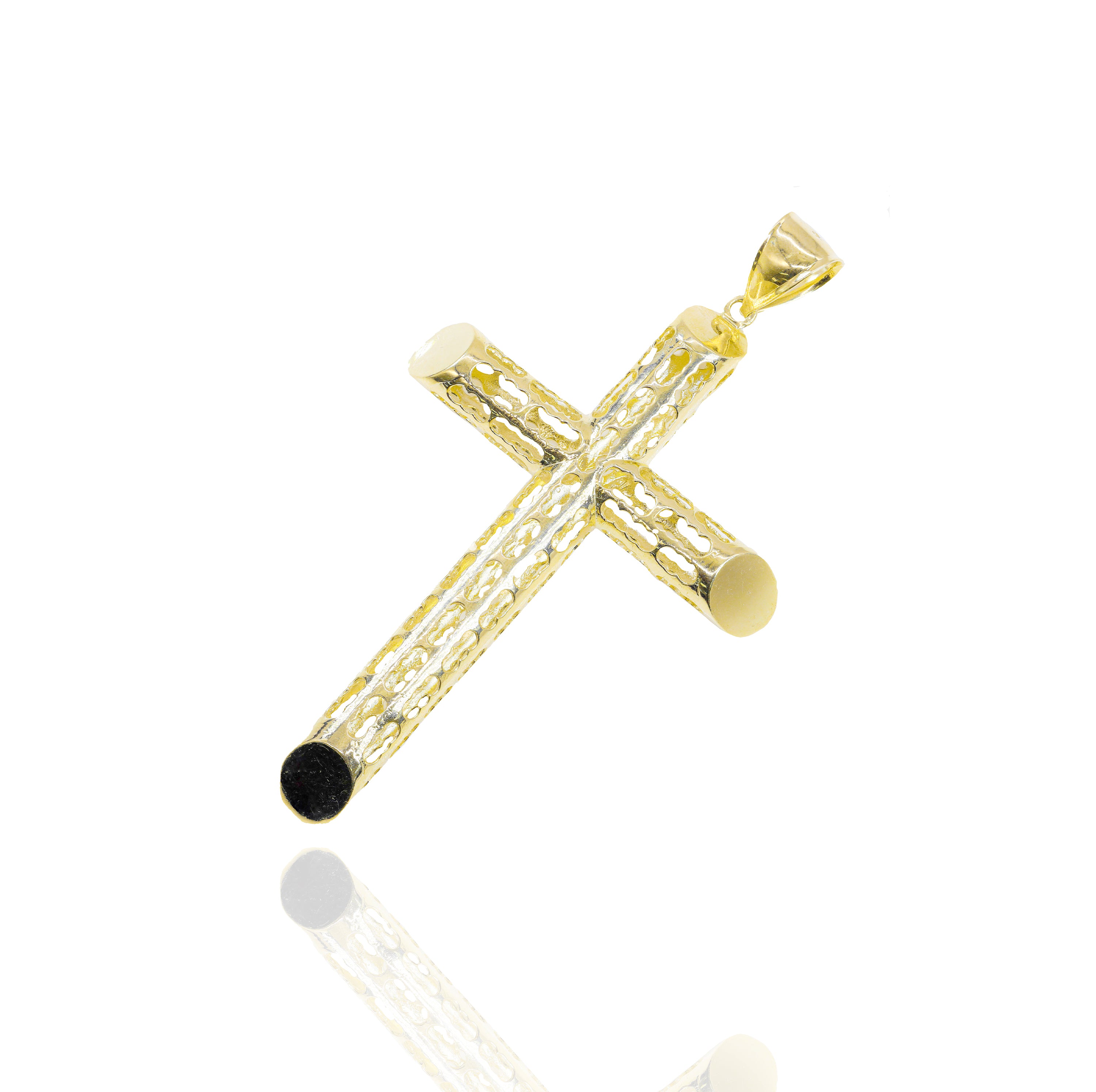 14KT Yellow Gold Extra Large Cross Pendant
