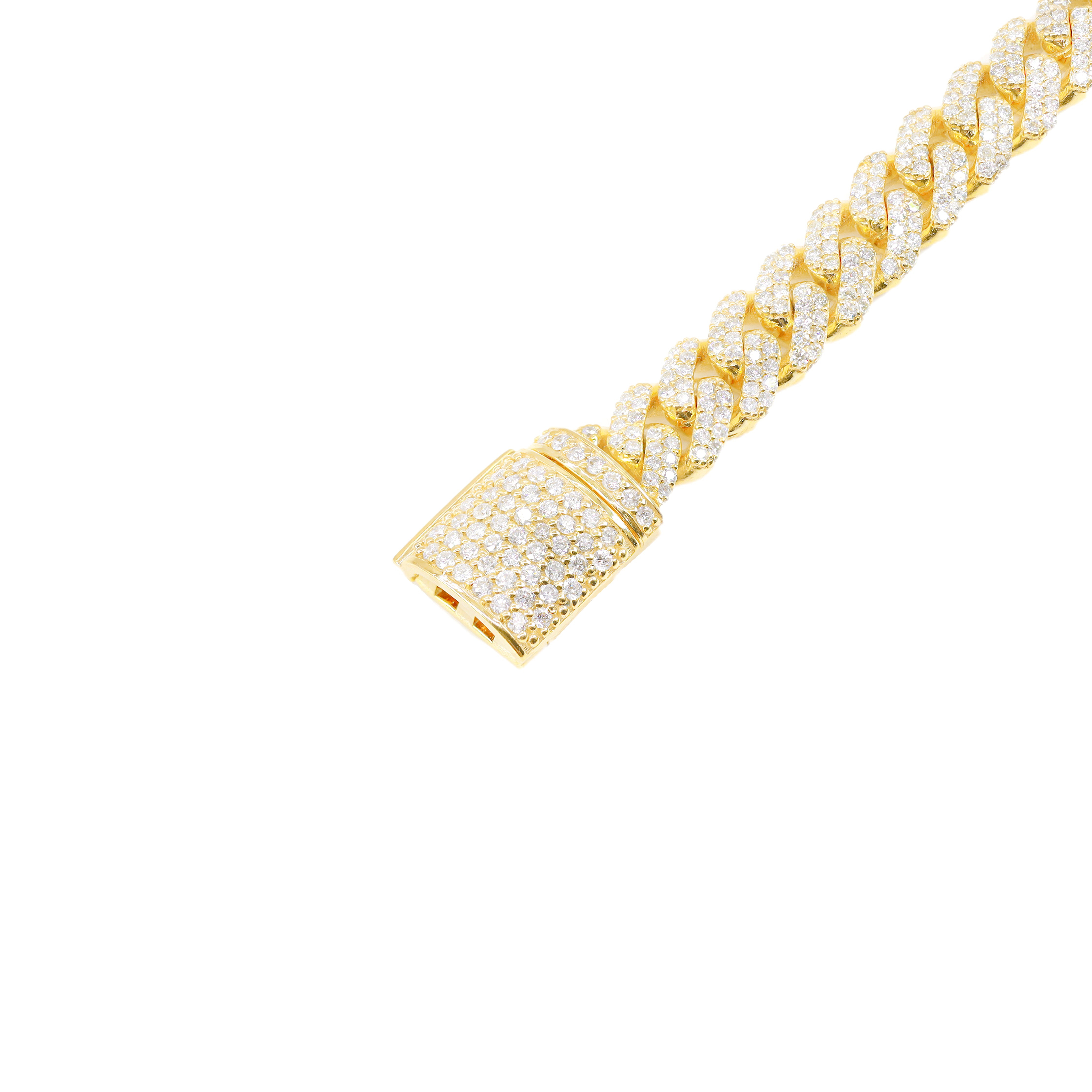 9.5mm Cuban Link Diamond Bracelet