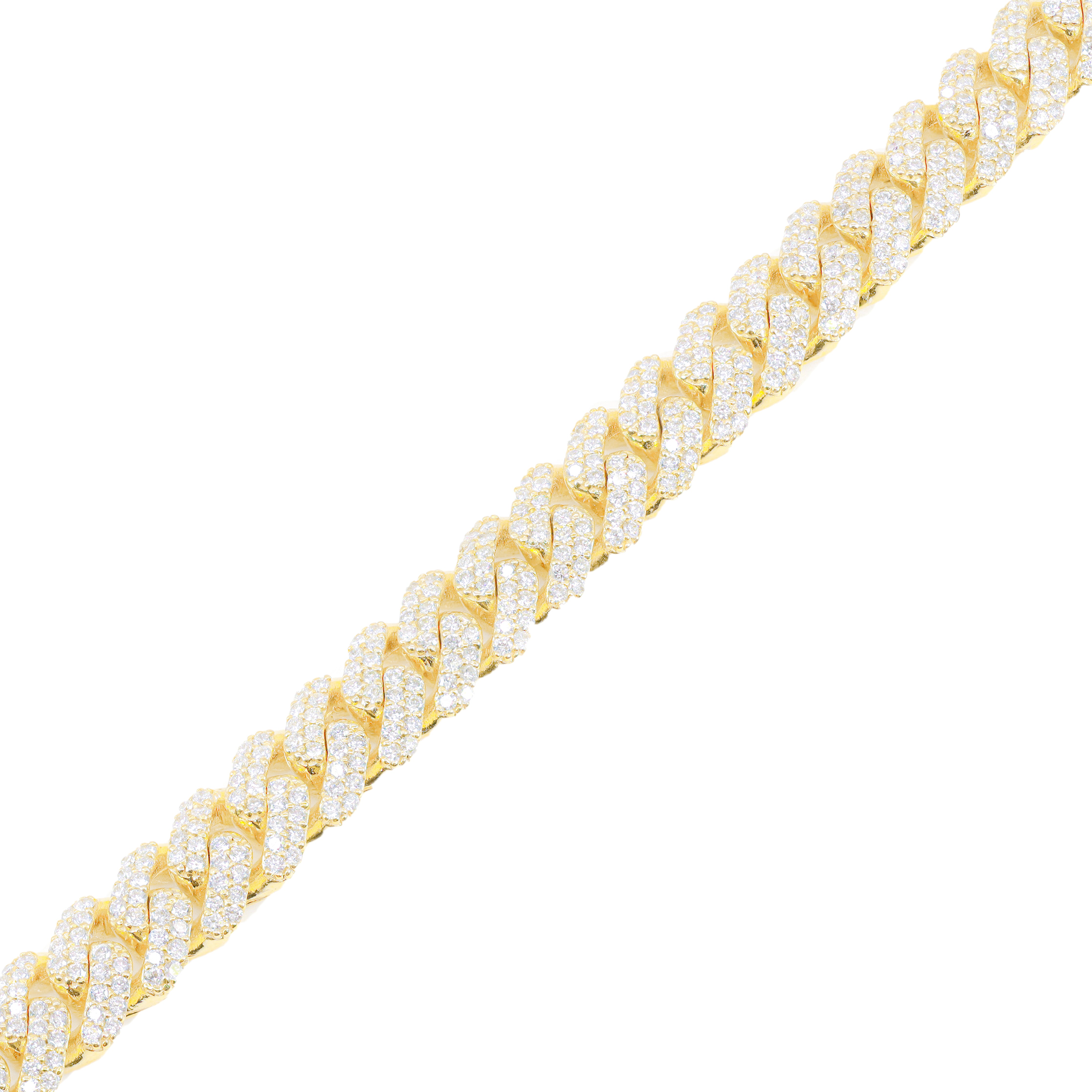 9.5mm Cuban Link Diamond Bracelet