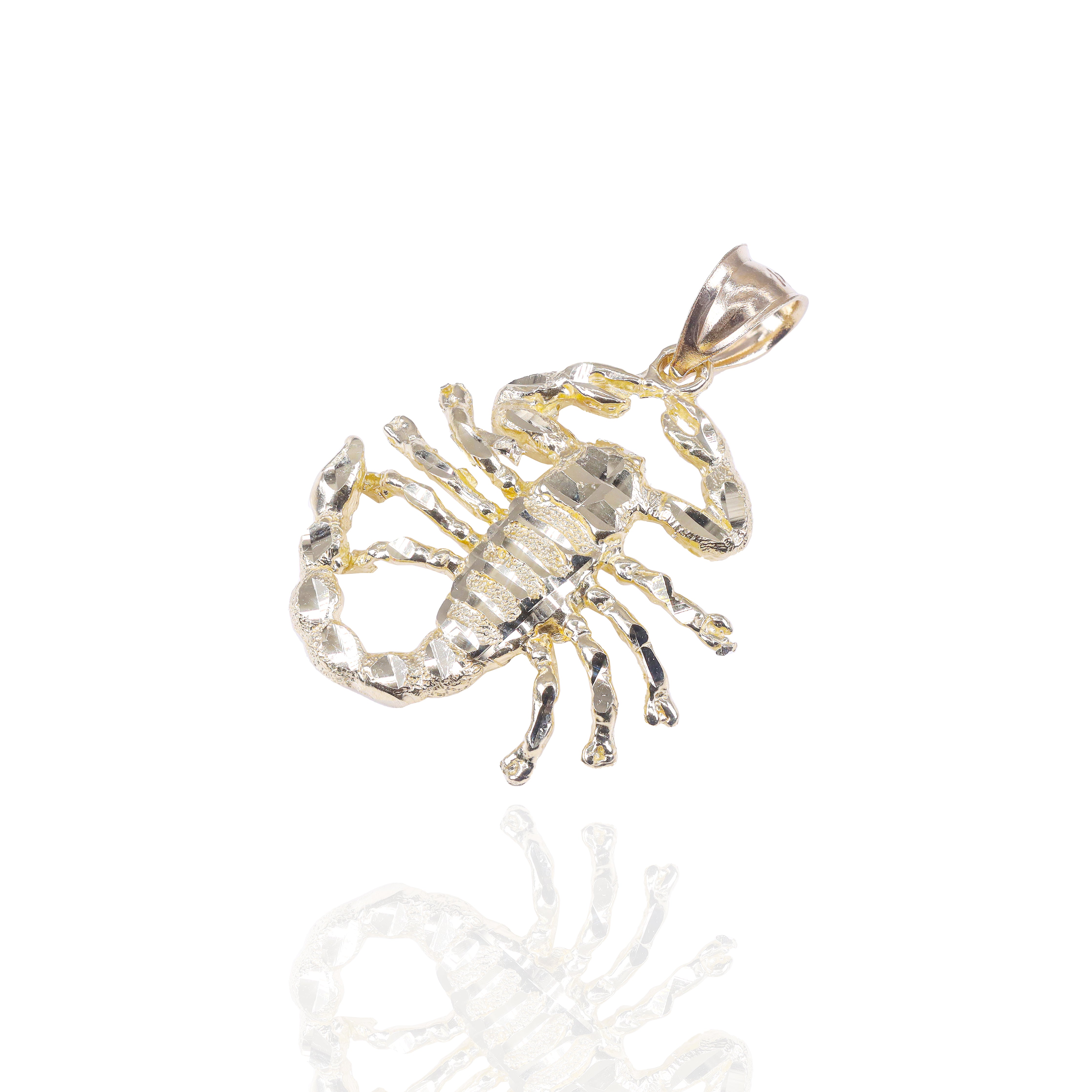 Solid Gold Scorpion Pendant